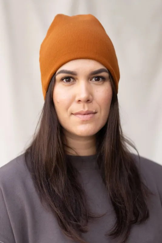 Rib Beanie | Copper sold by ReCreate