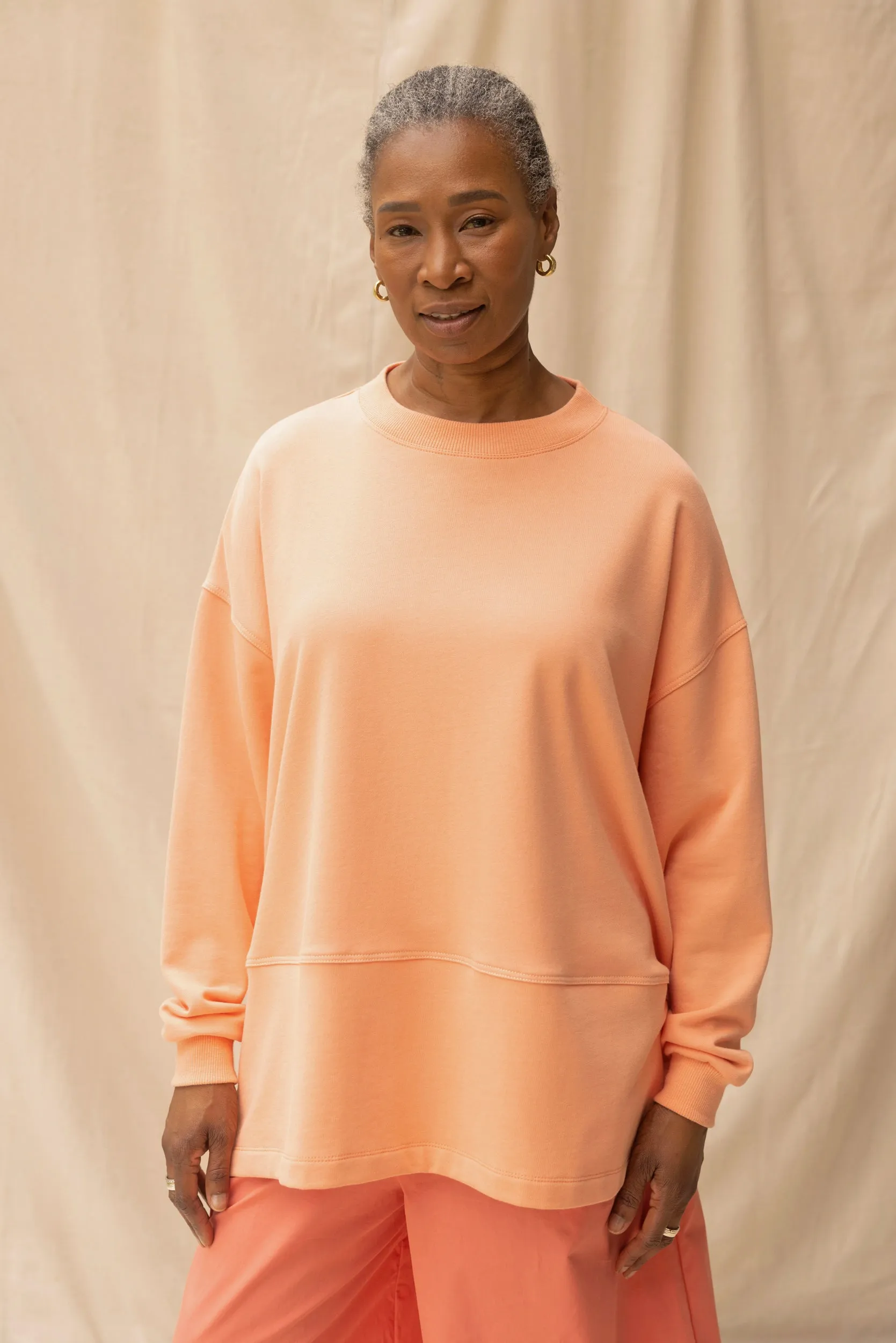 Roam Sweatshirt | Peony (XS only) sold by ReCreate product image thumbnail 3