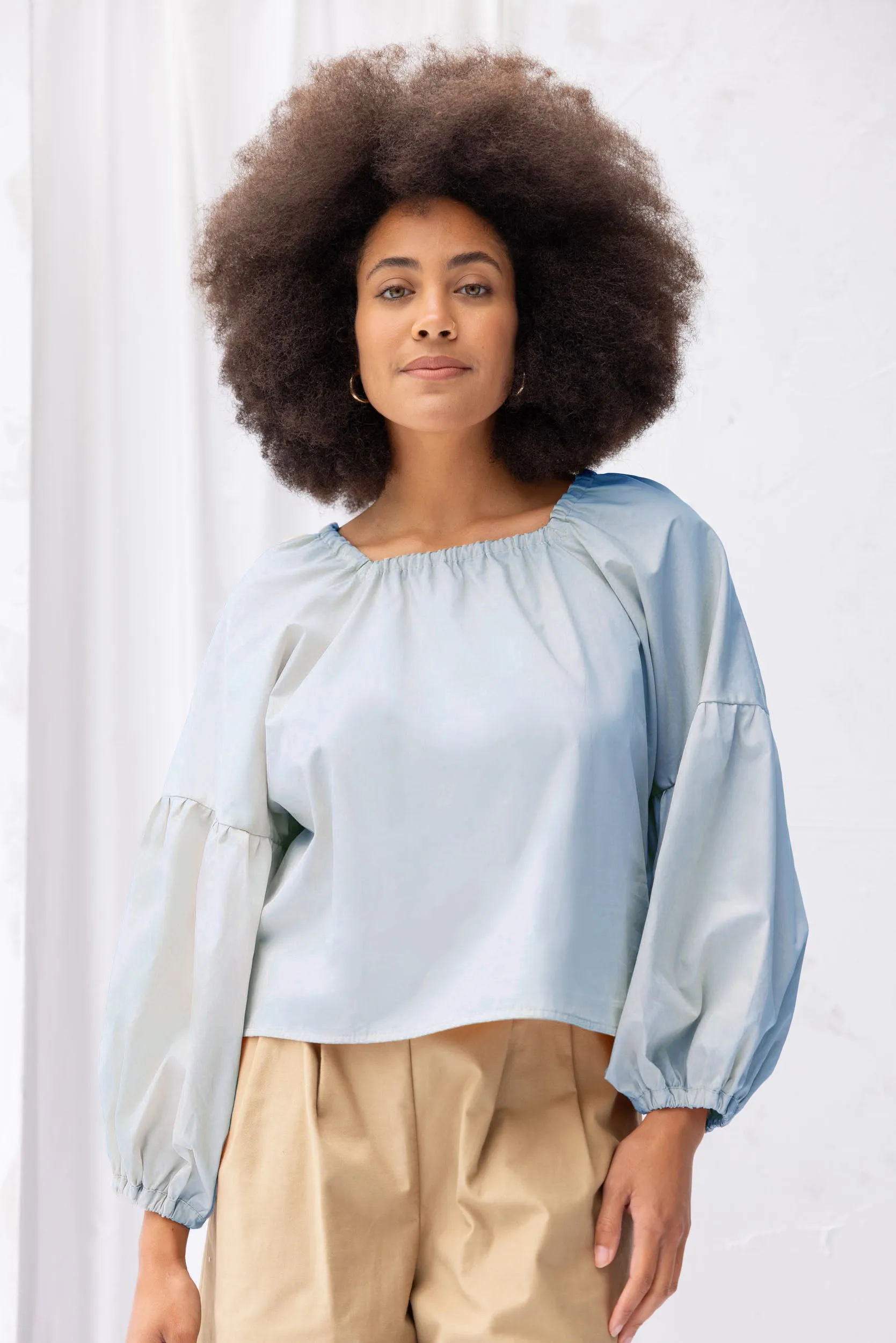 Mahina Top | Sky Blue sold by ReCreate product image thumbnail 2