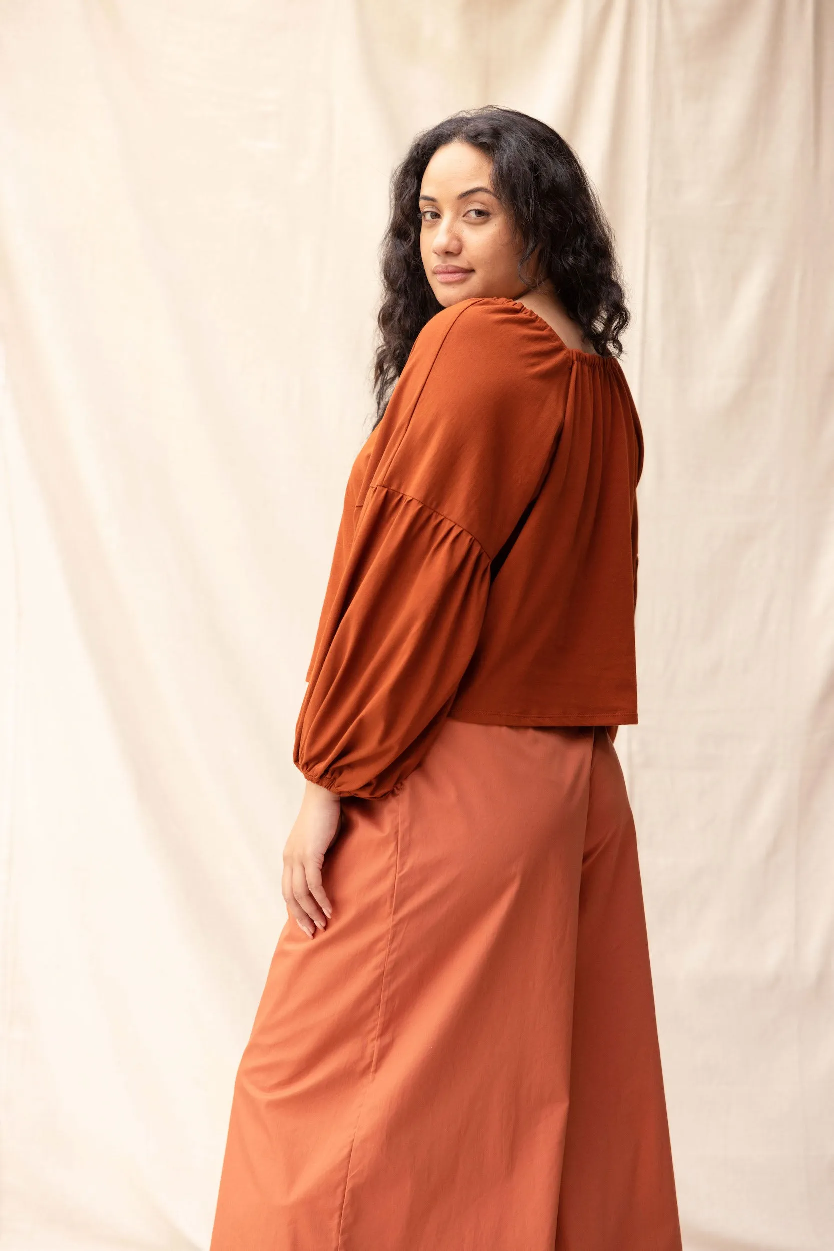 Mahina Top | Chestnut sold by ReCreate product image thumbnail 4