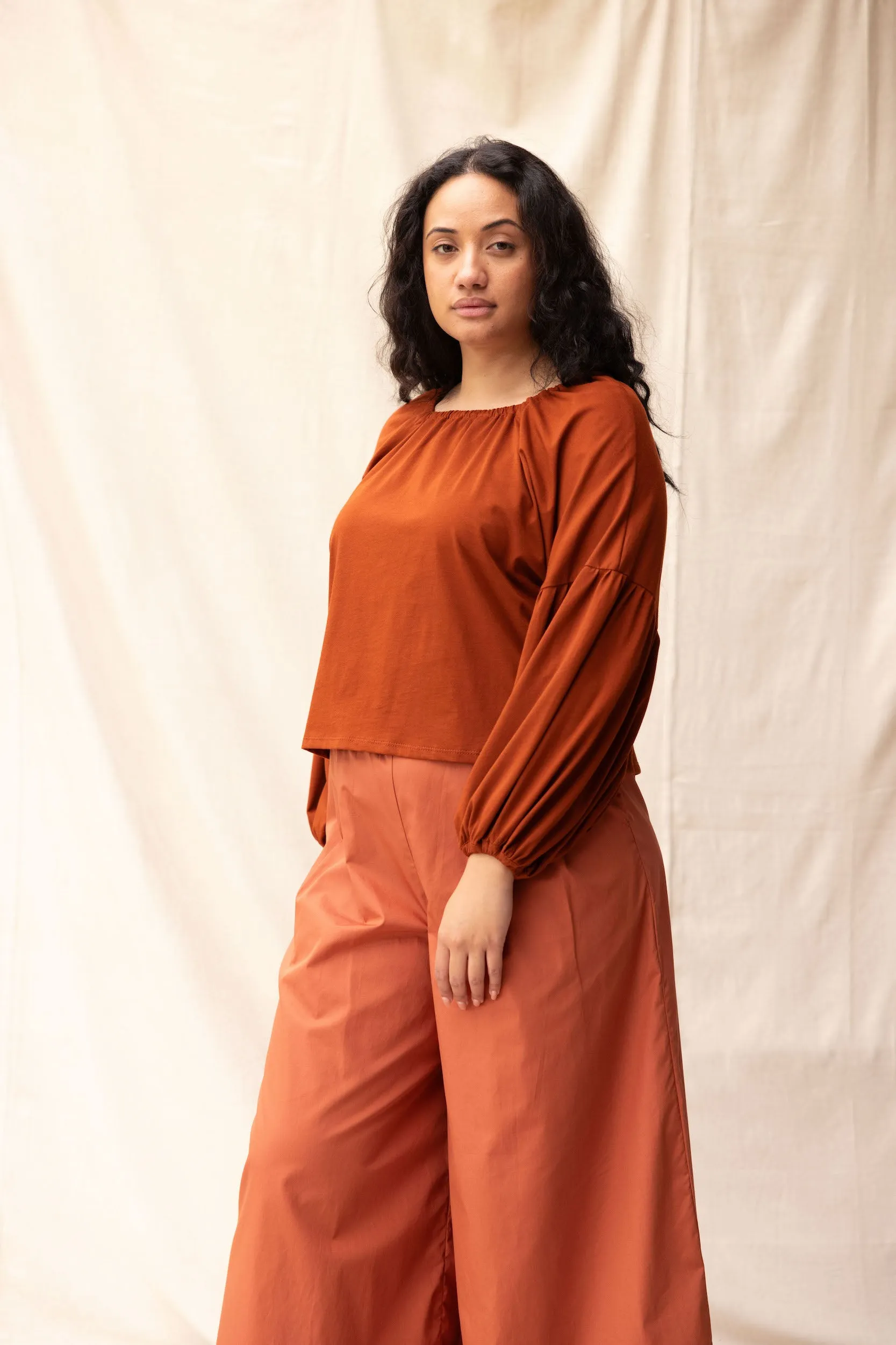 Mahina Top | Chestnut sold by ReCreate product image thumbnail 3