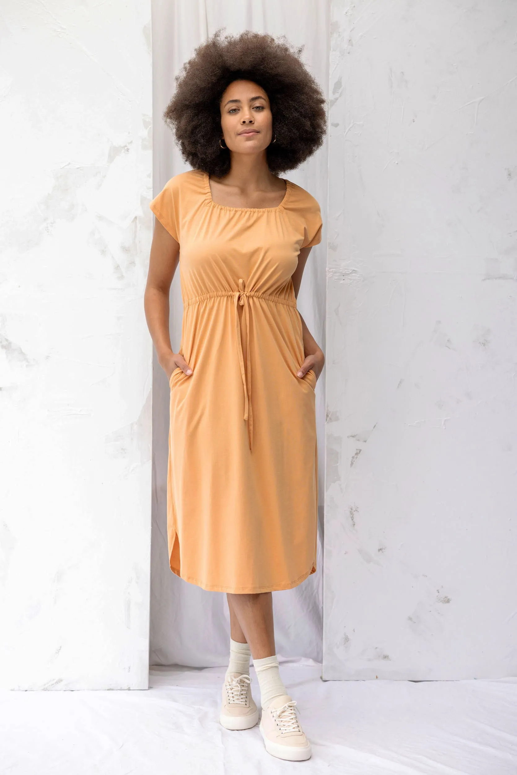 Remmy Dress | Cantaloupe sold by ReCreate