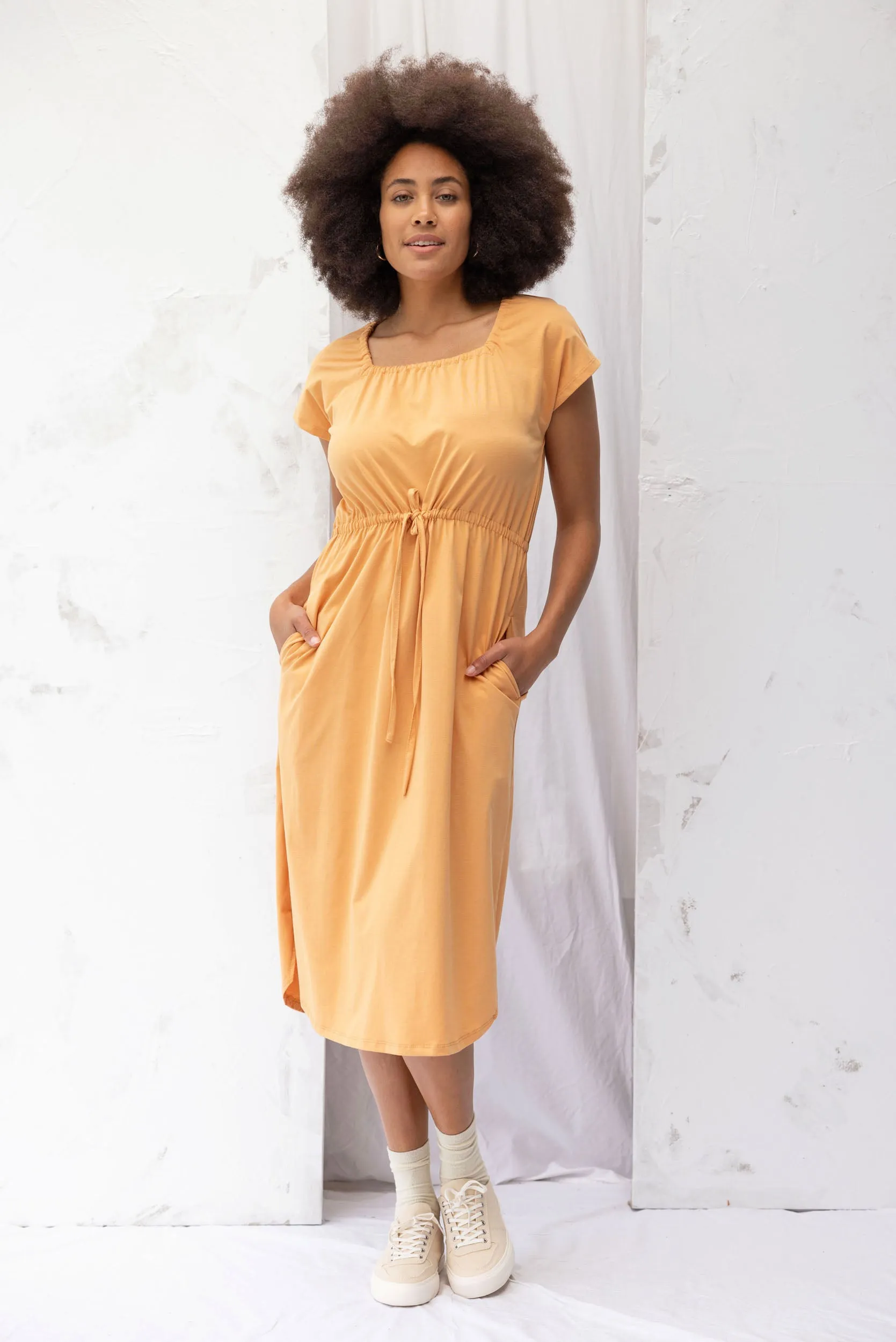 Remmy Dress | Cantaloupe sold by ReCreate product image thumbnail 2