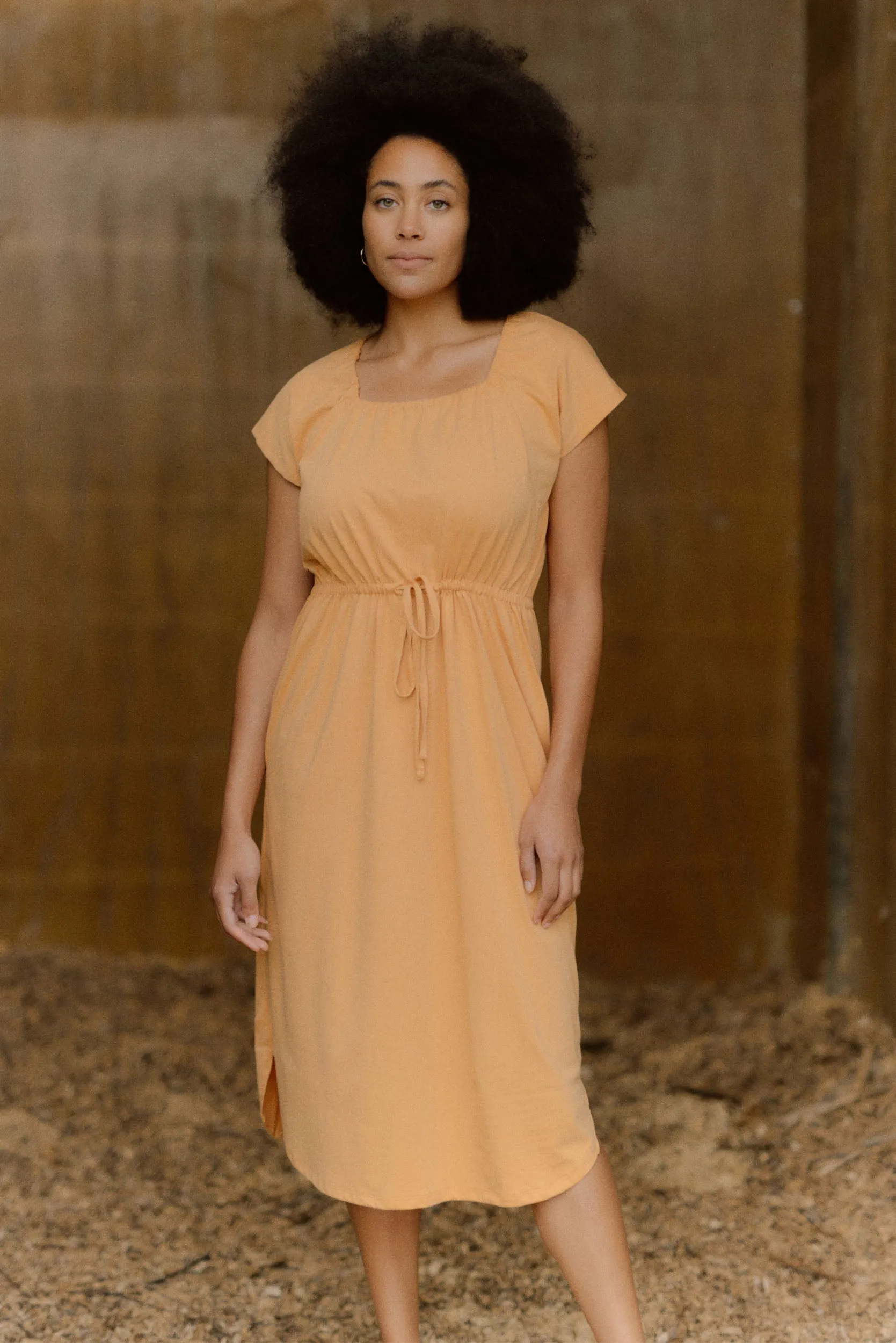 Remmy Dress | Cantaloupe sold by ReCreate product image thumbnail 5