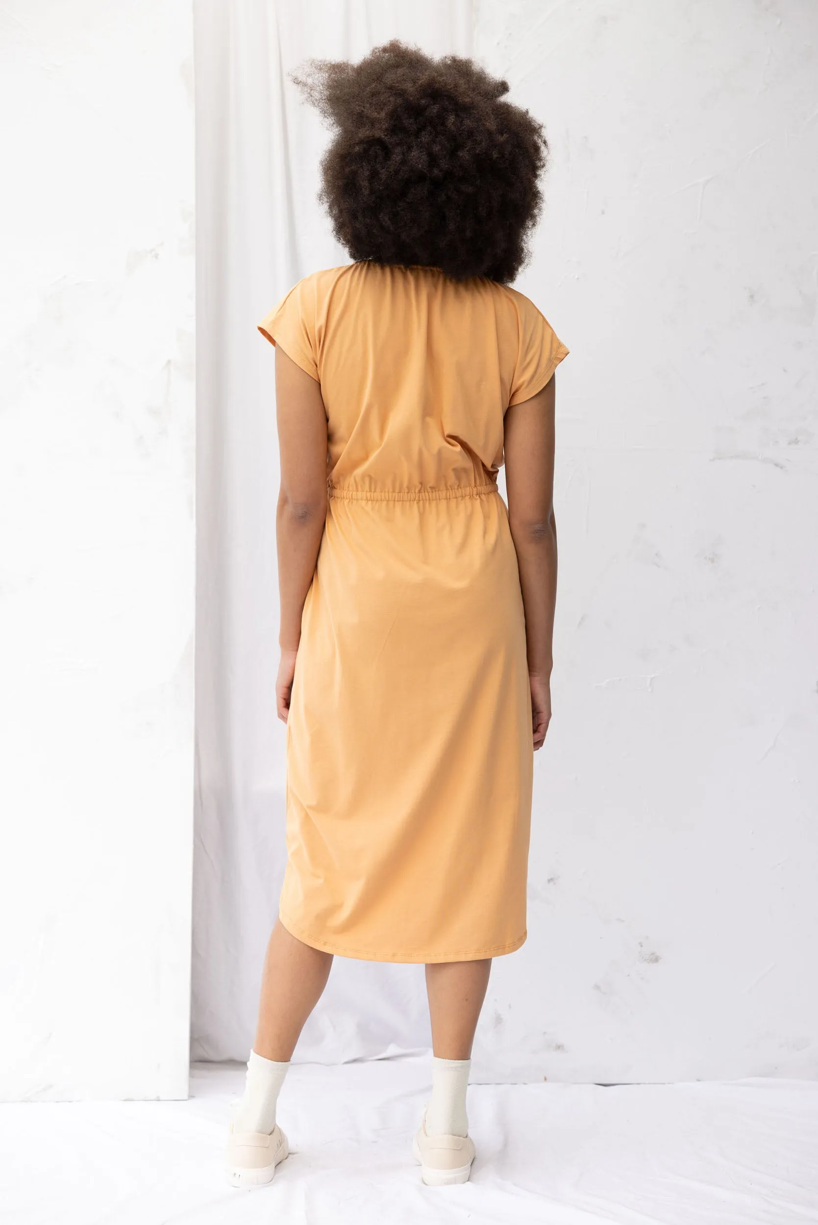 Remmy Dress | Cantaloupe sold by ReCreate product image thumbnail 4