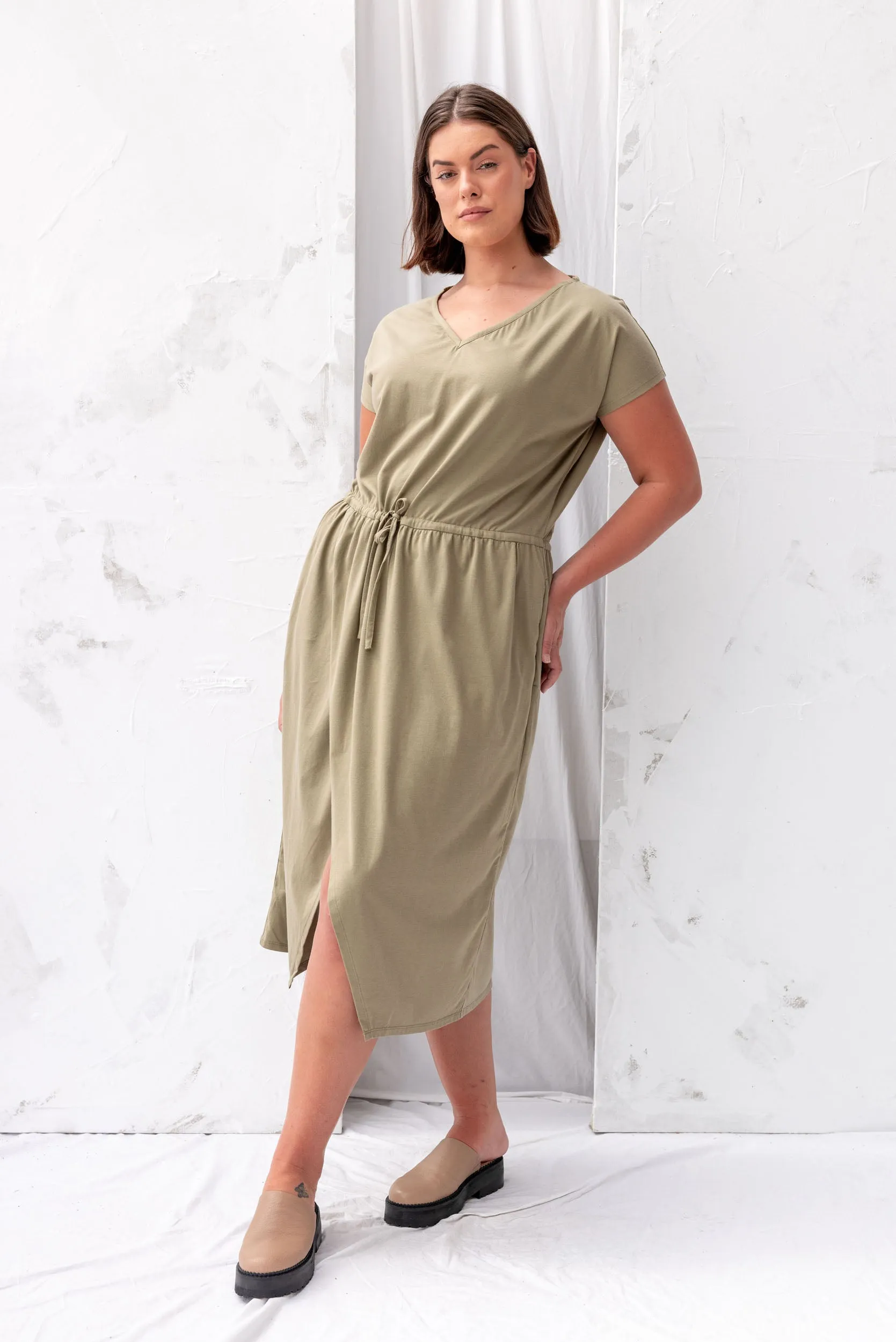 Converse Dress | Olive sold by ReCreate product image thumbnail 2