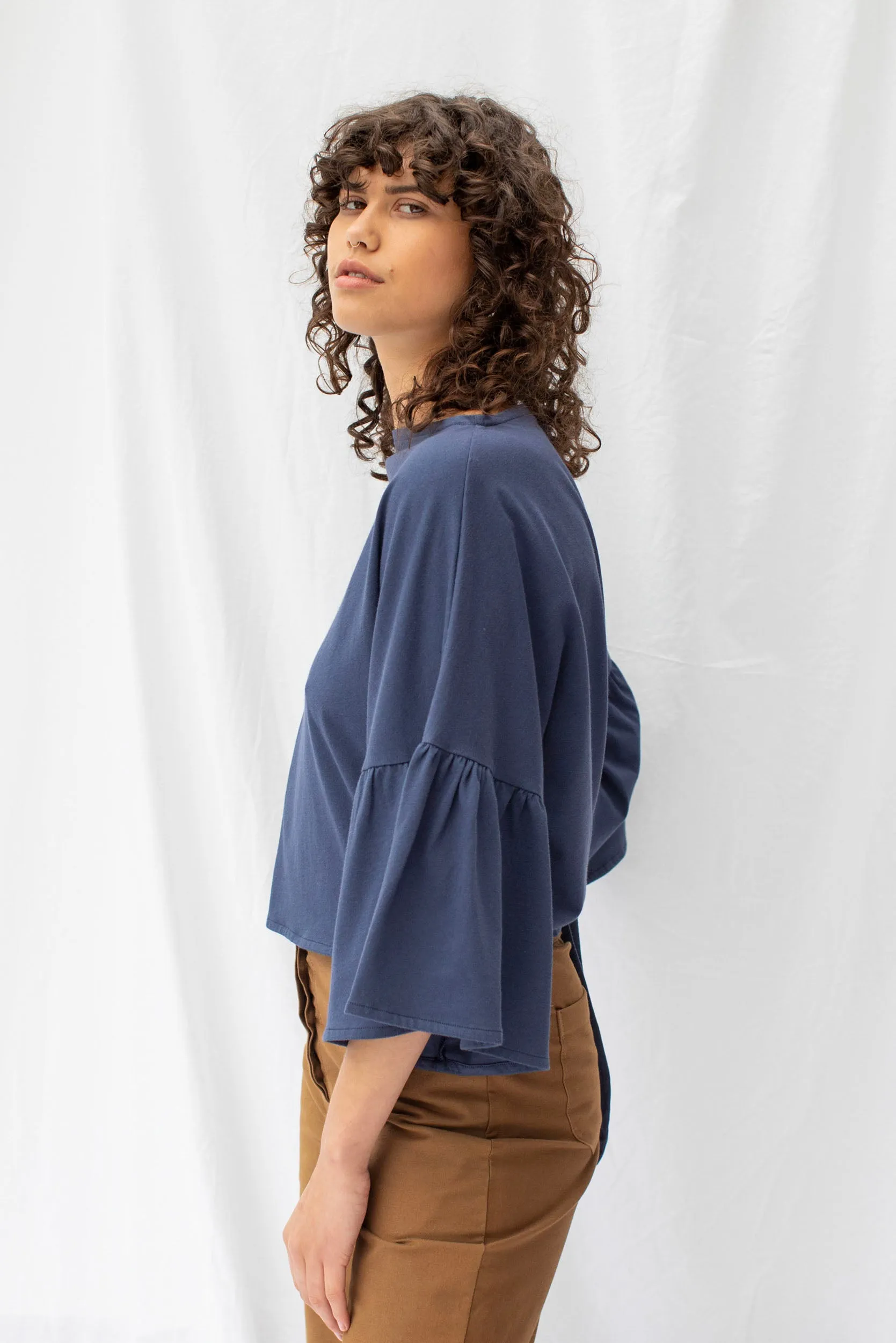 Friday Top | Soft Navy (S only) sold by ReCreate product image thumbnail 4