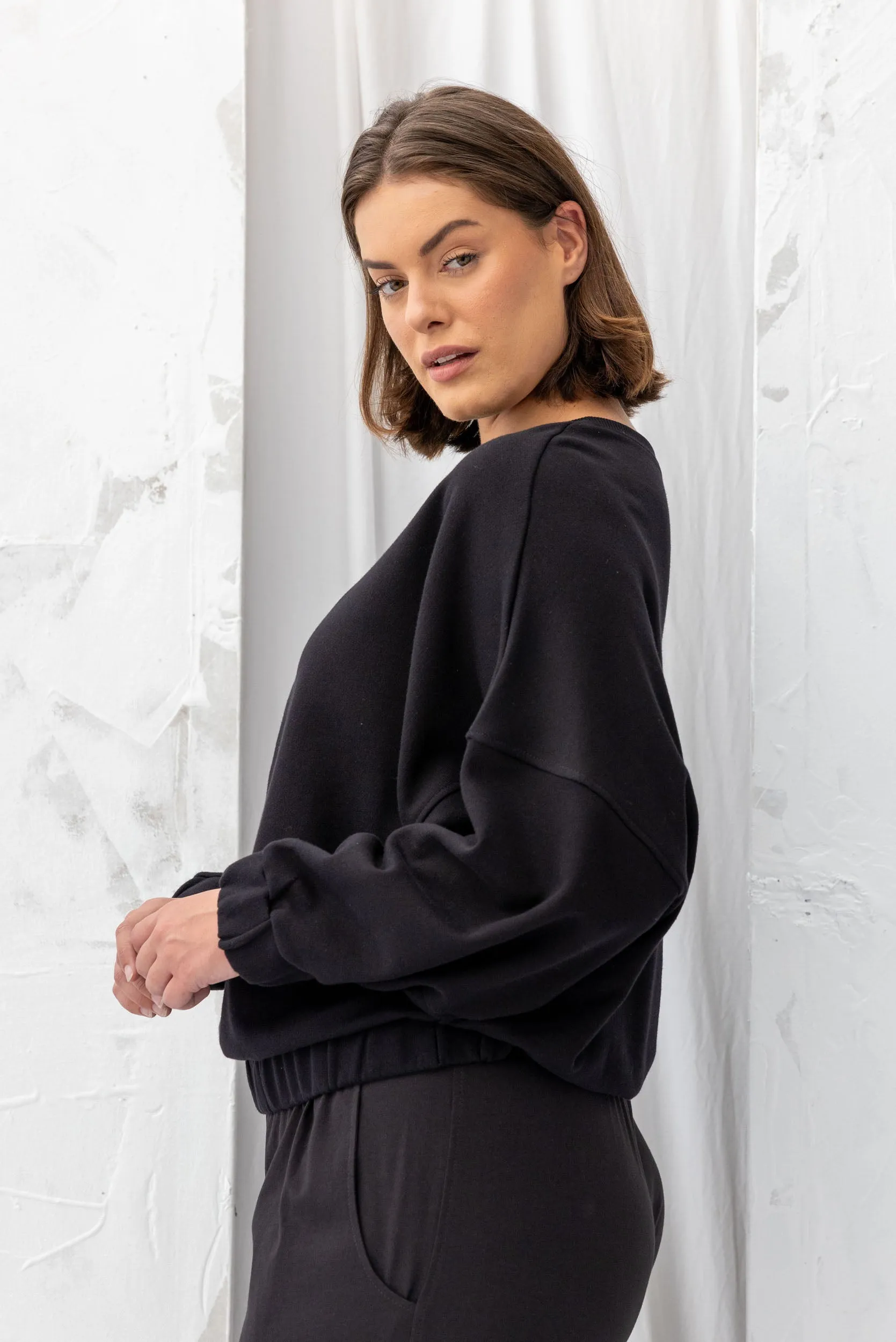 Signal Sweatshirt | Black sold by ReCreate