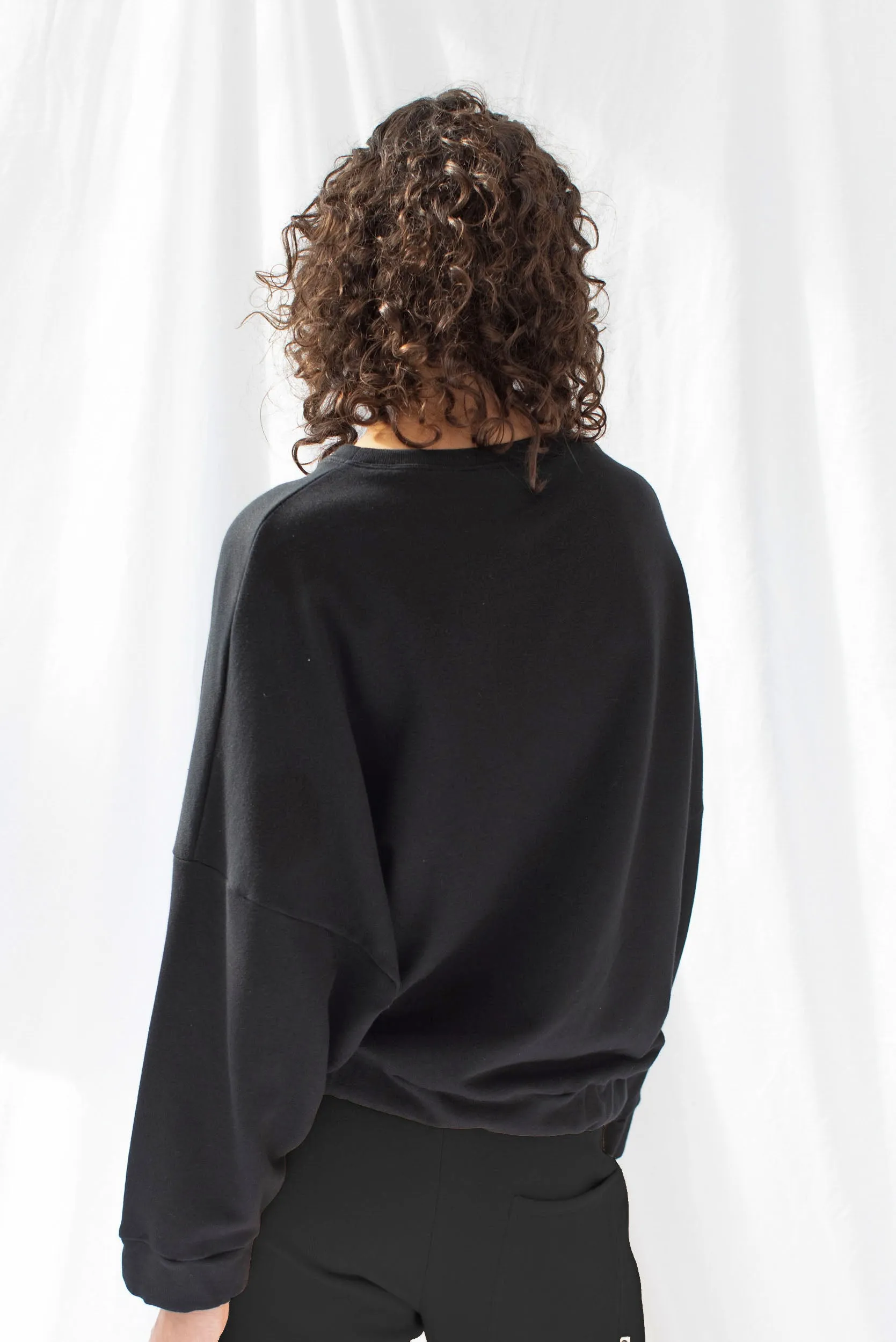 Signal Sweatshirt | Black sold by ReCreate product image thumbnail 4