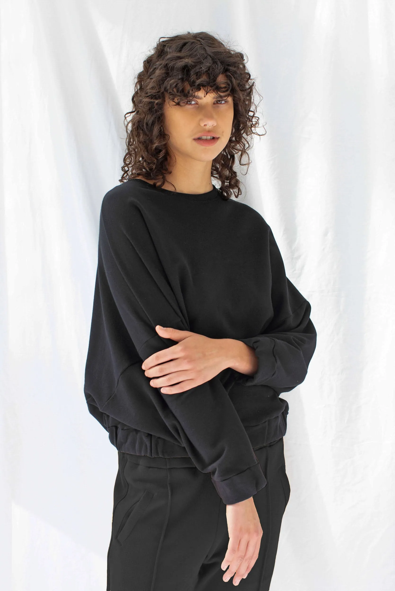 Signal Sweatshirt | Black sold by ReCreate product image thumbnail 3