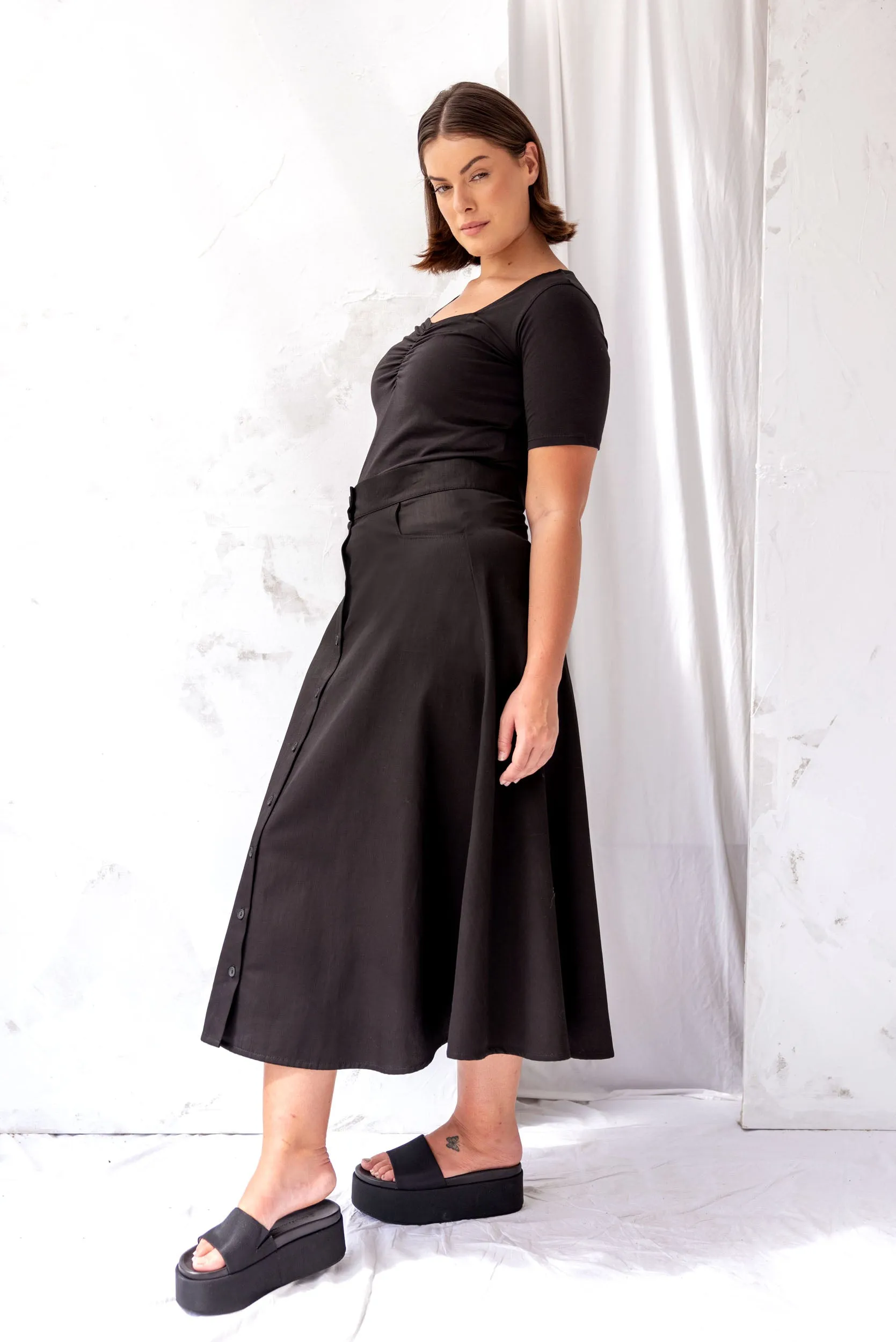 Cruise Skirt | Black sold by ReCreate product image thumbnail 3