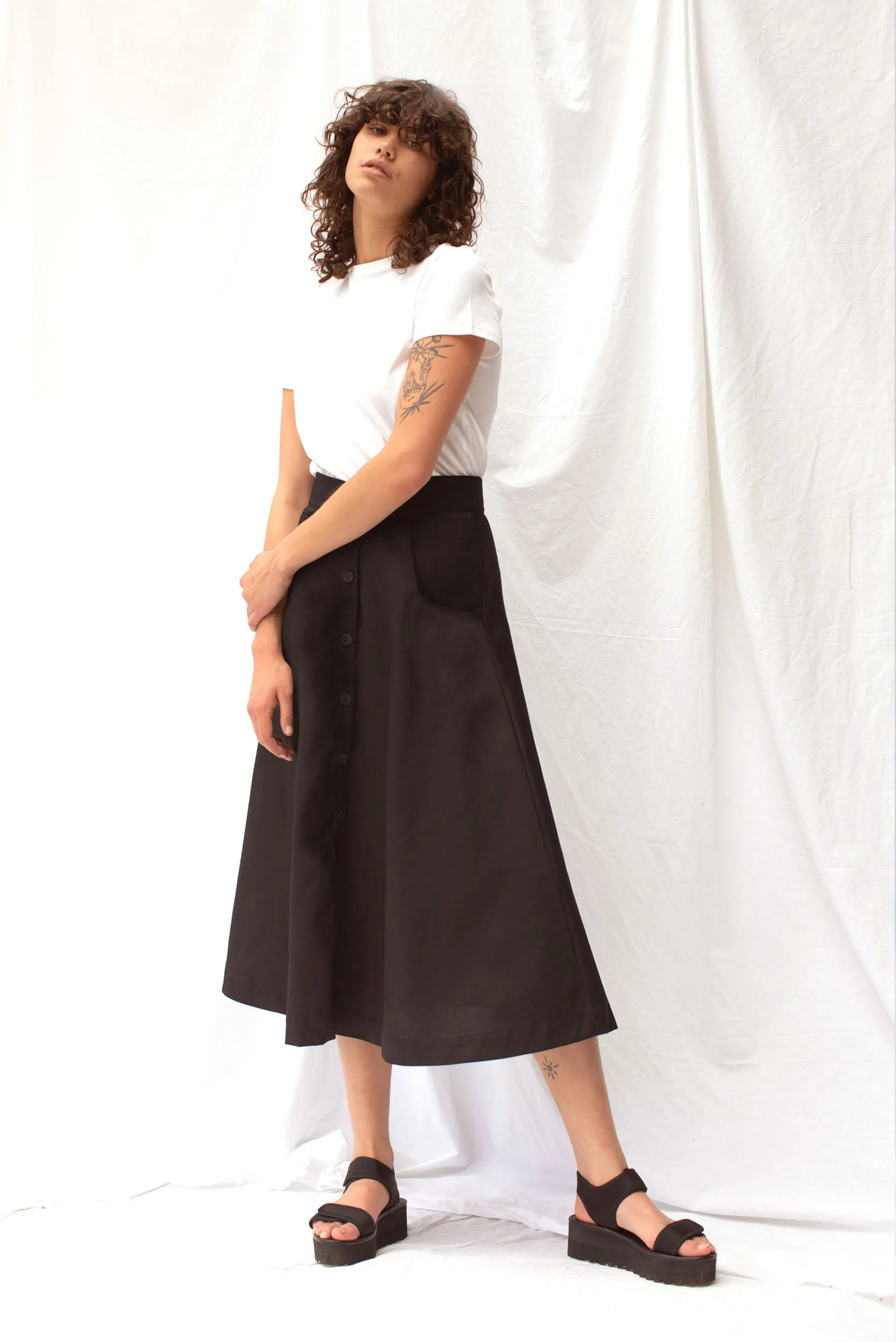 Cruise Skirt | Black sold by ReCreate product image thumbnail 5