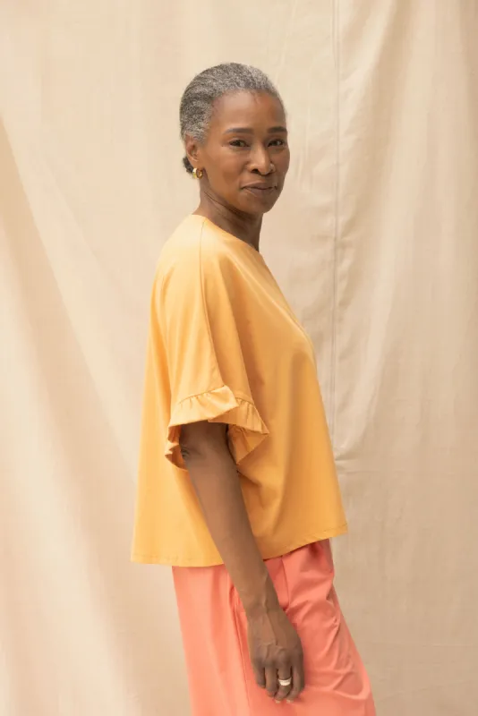 Ripple Tee | Cantaloupe sold by ReCreate