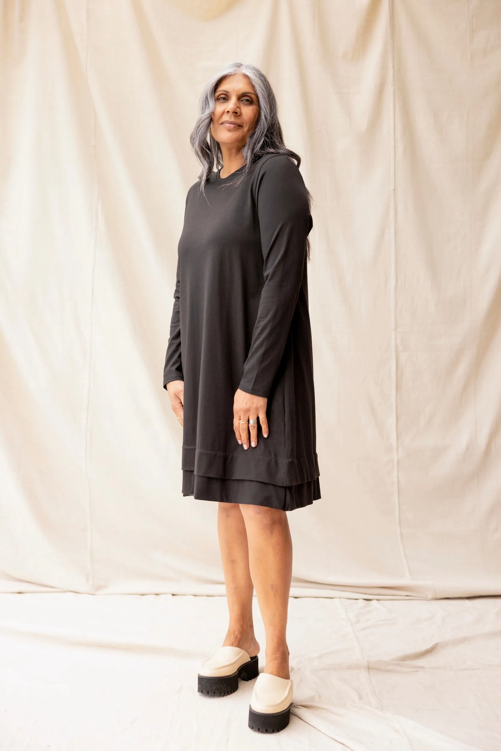 Fig Dress | Black sold by ReCreate product image thumbnail 2