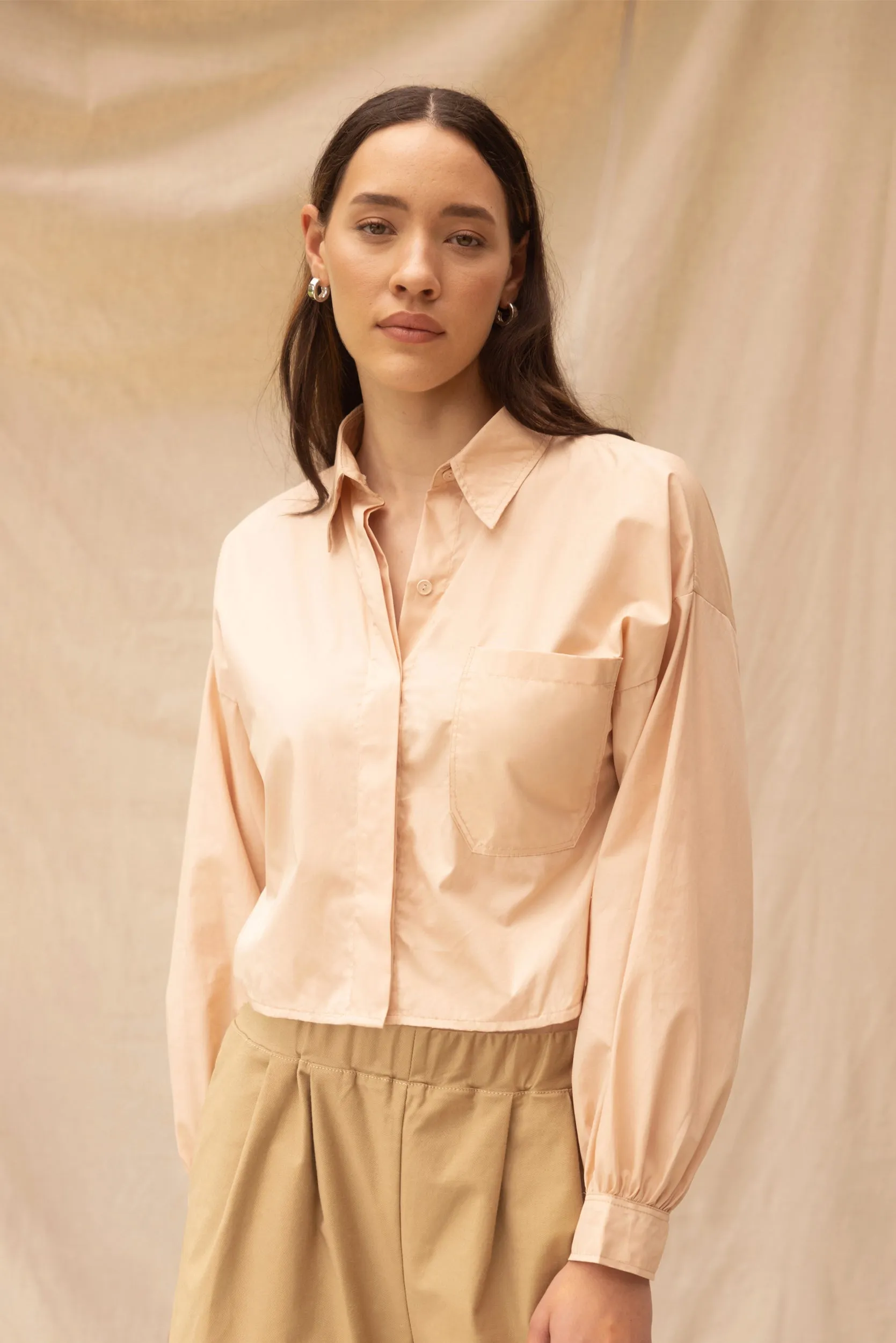 Boxy Shirt | Blush (M/L only) sold by ReCreate product image thumbnail 4