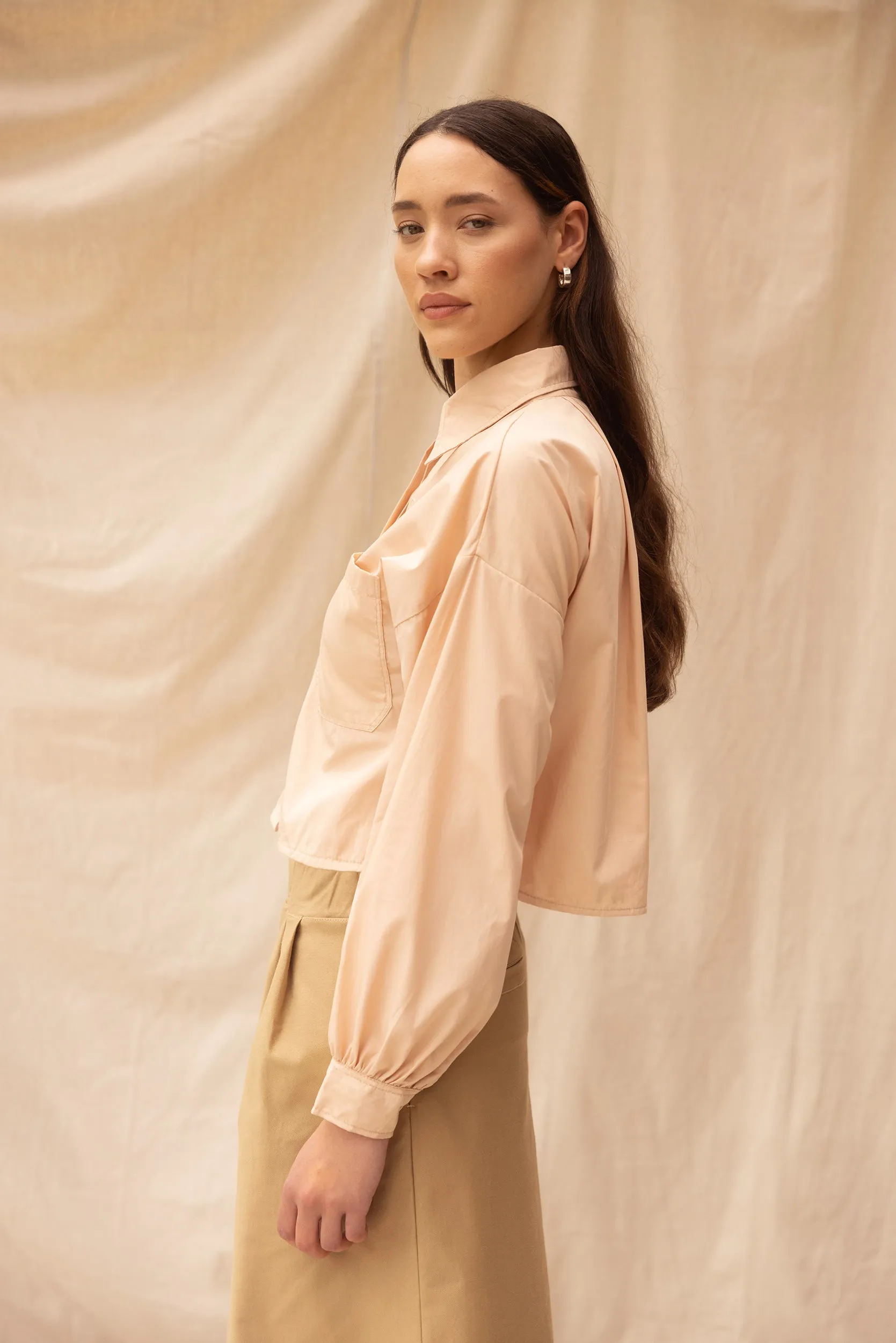 Boxy Shirt | Blush (M/L only) sold by ReCreate product image thumbnail 3