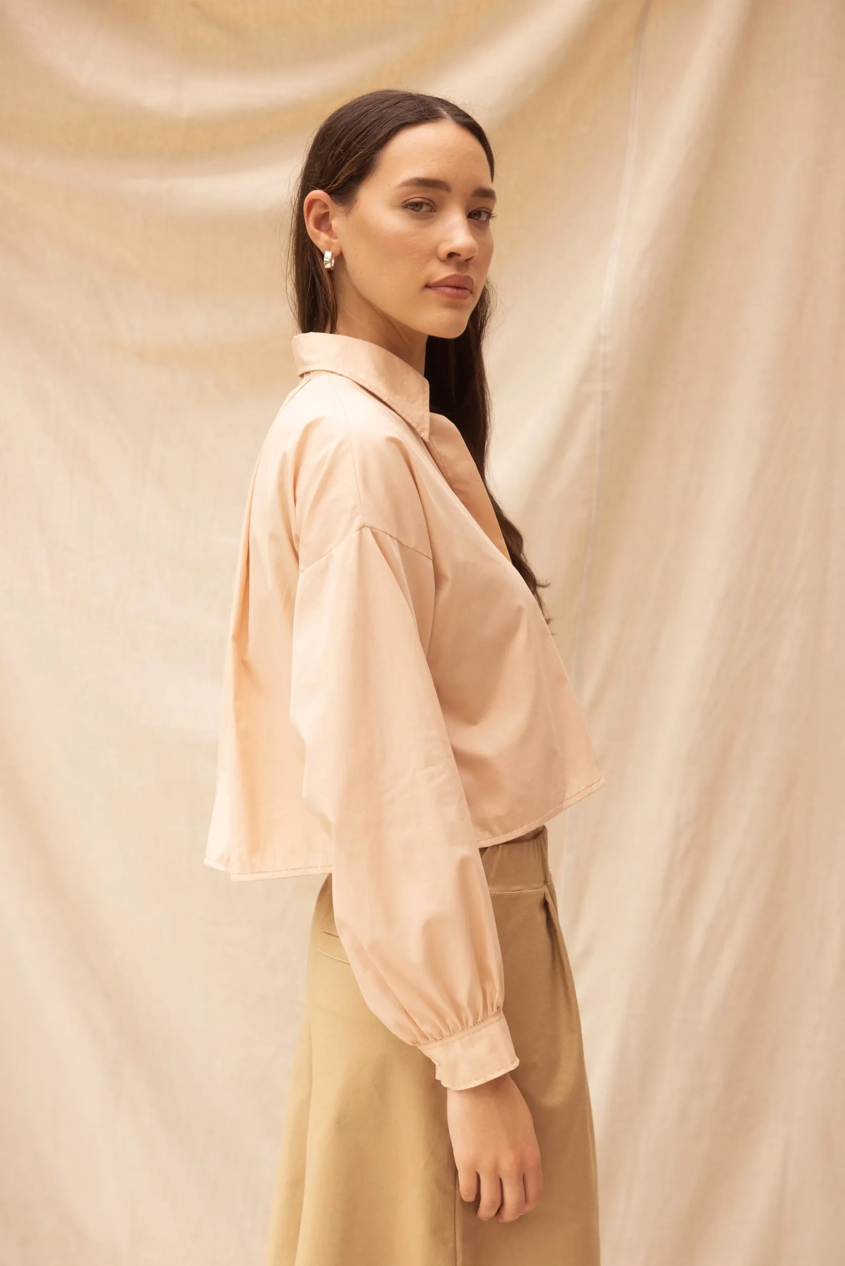Boxy Shirt | Blush (M/L only) sold by ReCreate product image thumbnail 2