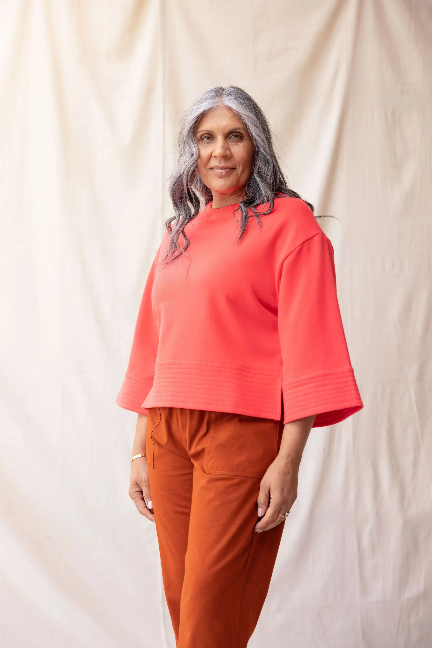 Fine Line Sweatshirt | Magnolia sold by ReCreate product image thumbnail 2