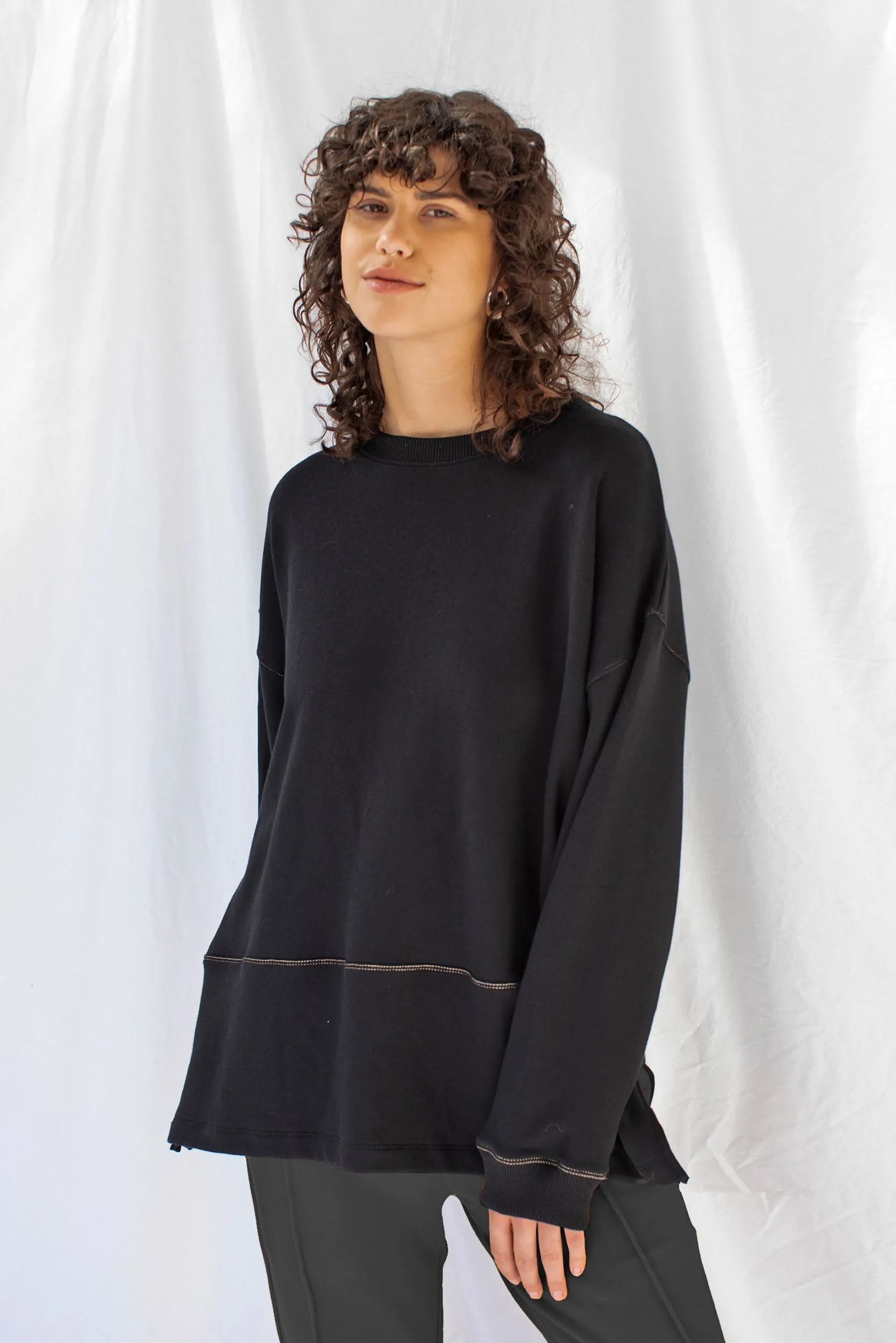 Roam Sweatshirt | Black sold by ReCreate product image thumbnail 5