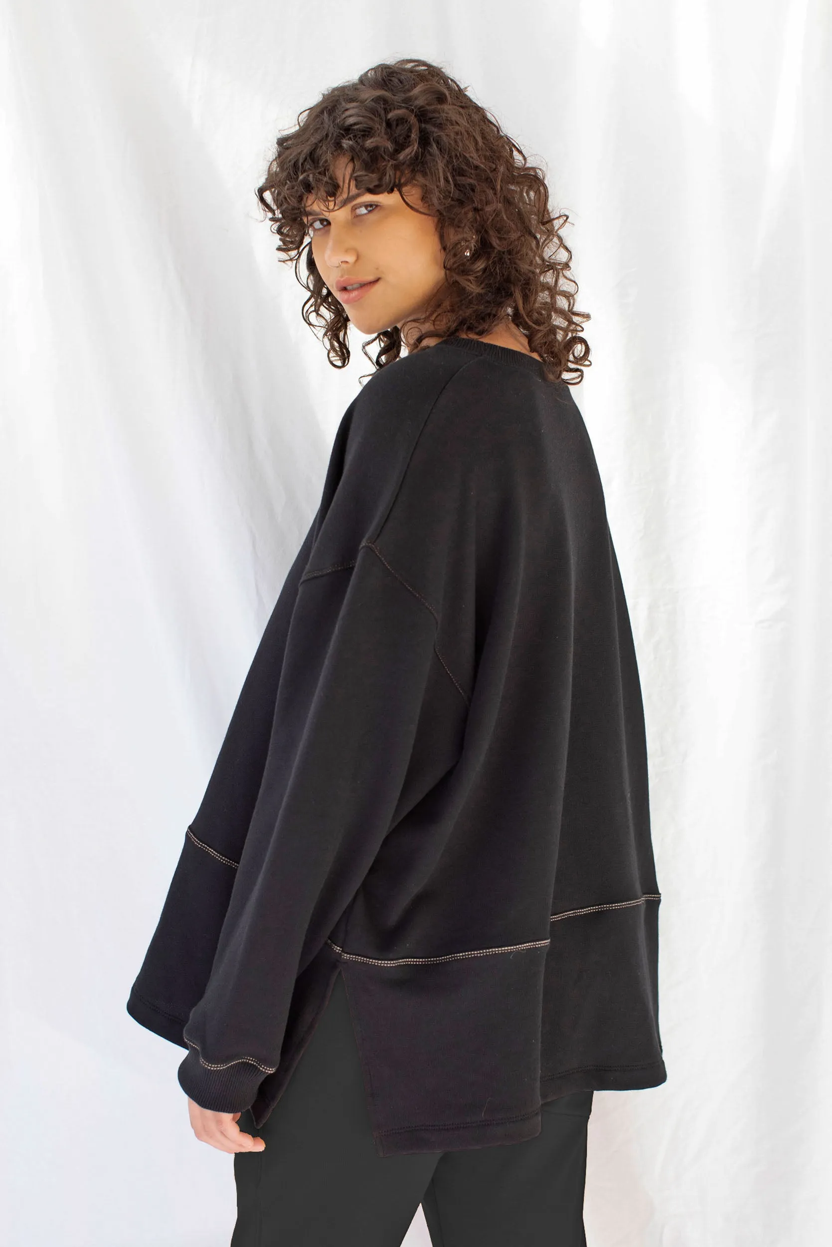 Roam Sweatshirt | Black sold by ReCreate product image thumbnail 4