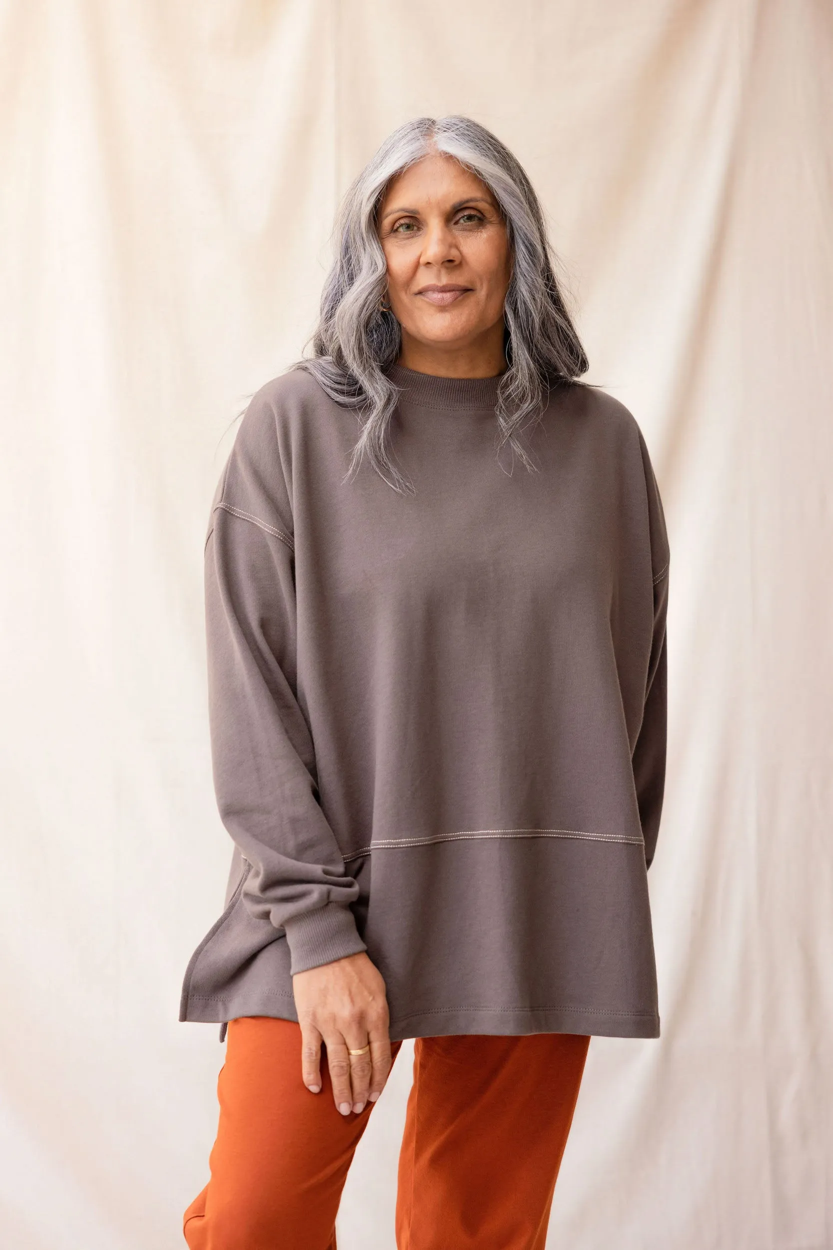 Roam Sweatshirt | Charcoal sold by ReCreate product image thumbnail 2