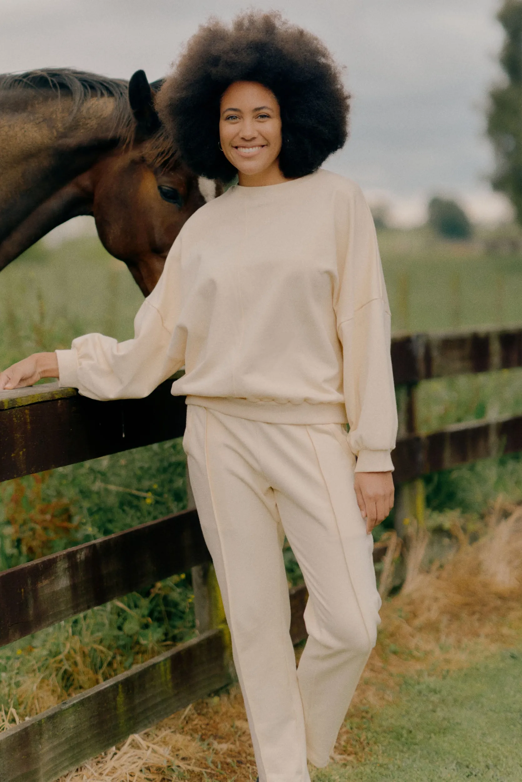 Homebound Trackpant | Natural sold by ReCreate product image thumbnail 5