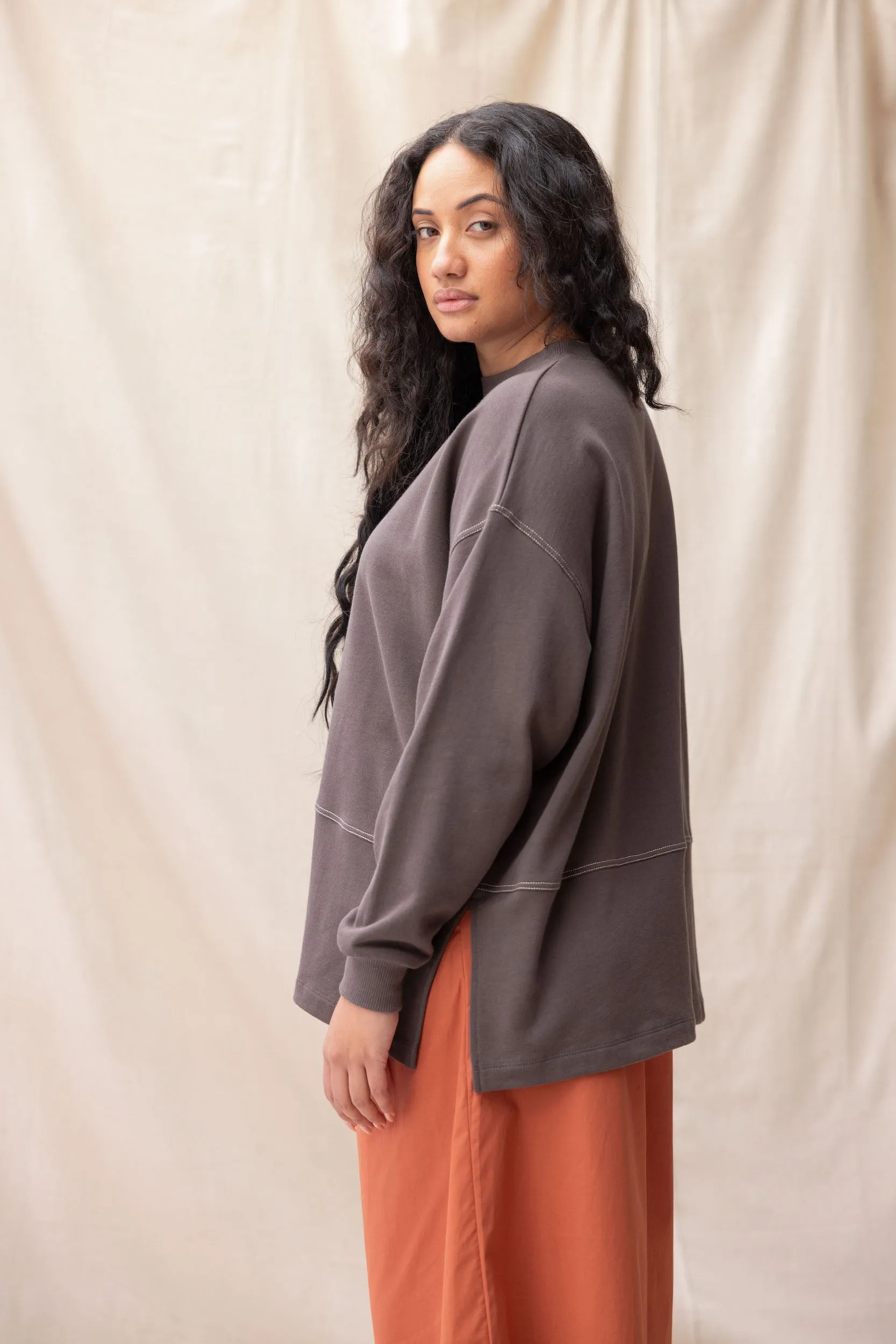 Roam Sweatshirt | Charcoal sold by ReCreate product image thumbnail 4