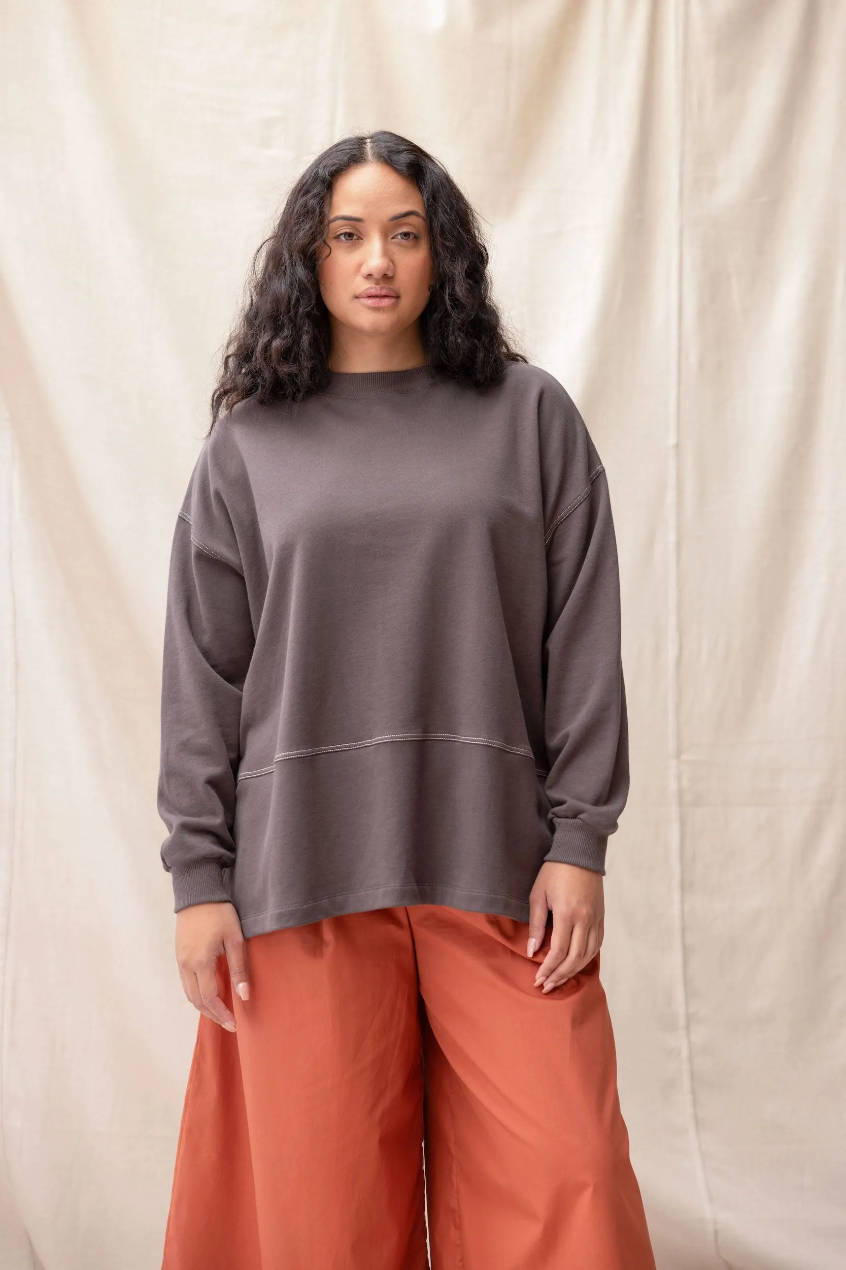Roam Sweatshirt | Charcoal sold by ReCreate product image thumbnail 3