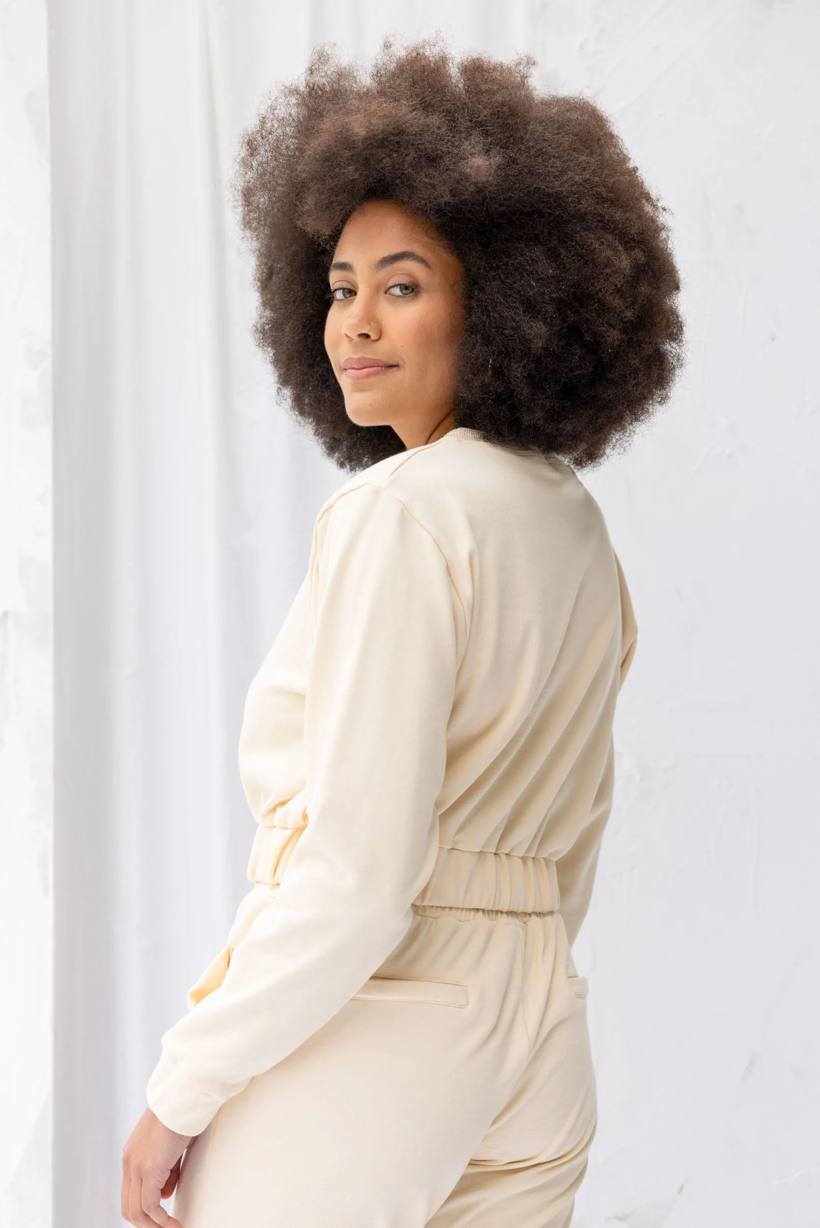 Ivy Sweatshirt | Natural sold by ReCreate product image thumbnail 3