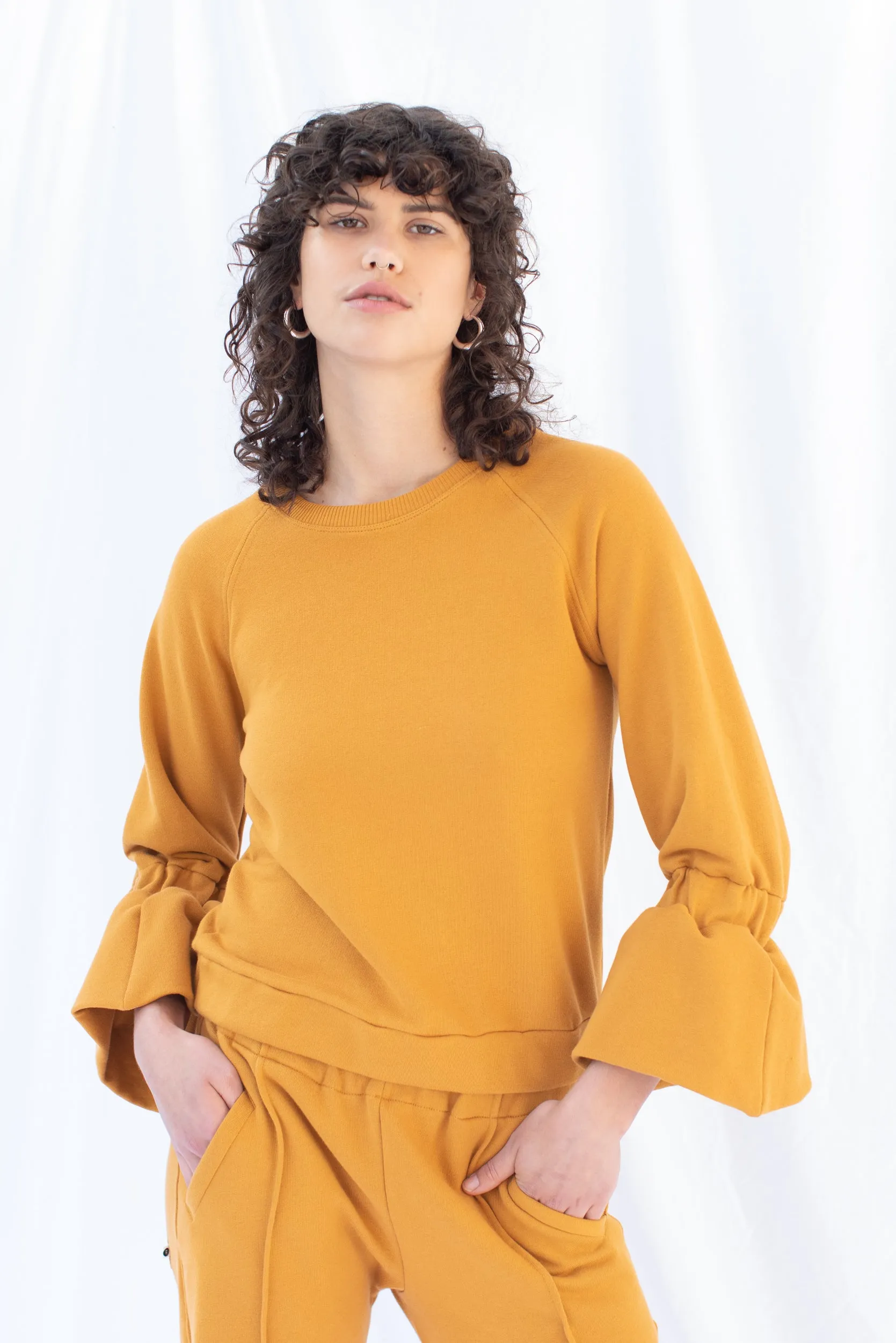 Transit Sweatshirt | Marigold | XL sold by ReCreate product image thumbnail 2