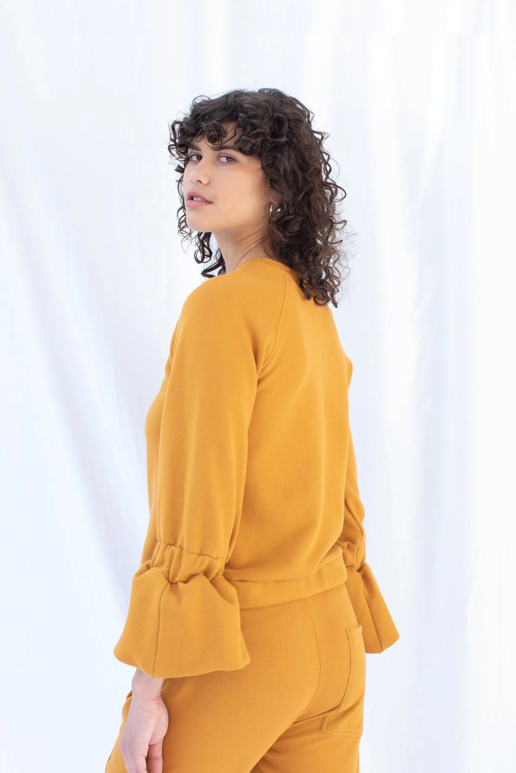 Transit Sweatshirt | Marigold | S sold by ReCreate product image thumbnail 4