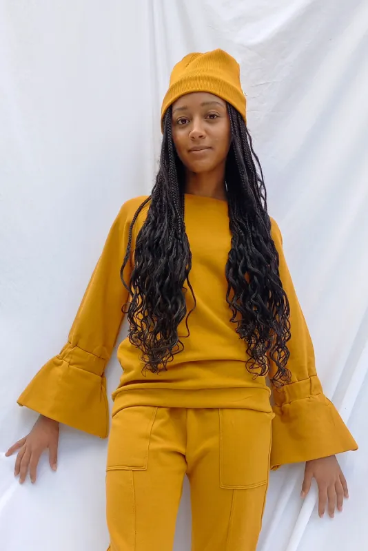 Transit Sweatshirt | Marigold | S sold by ReCreate