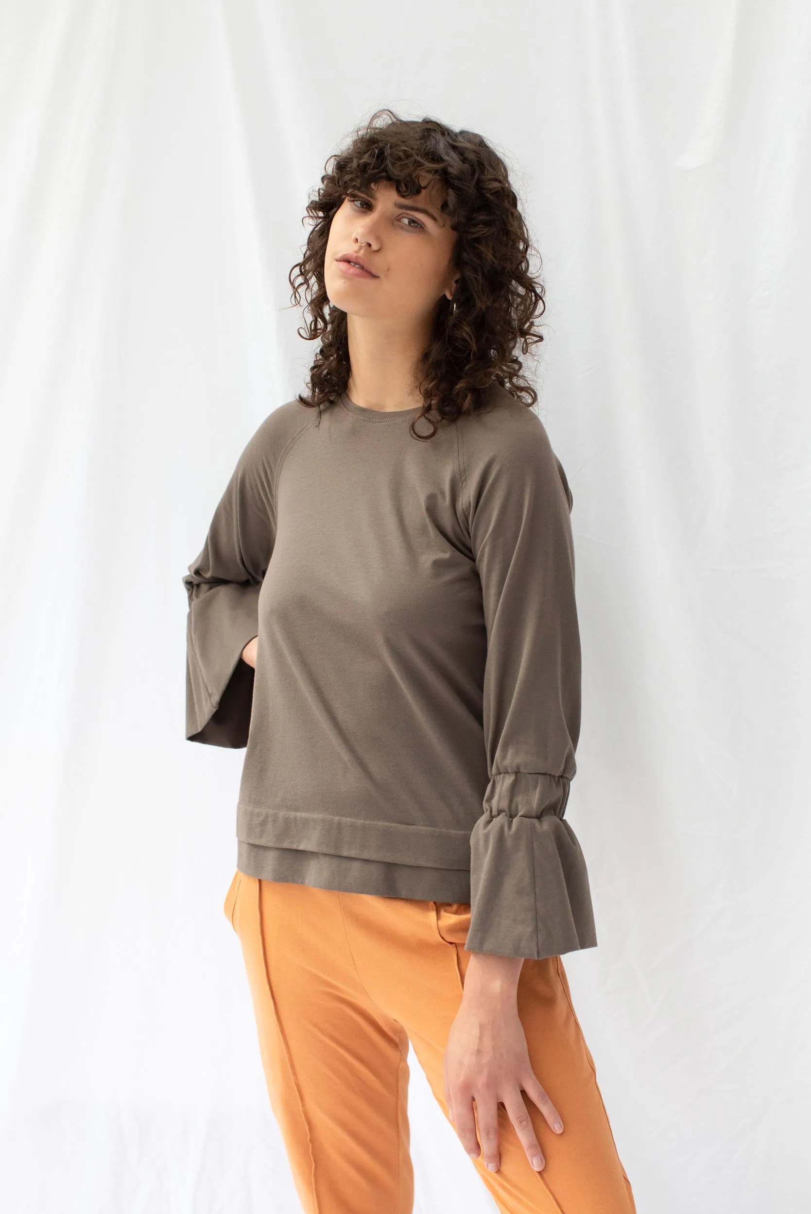 Transit Top | Taupe | S sold by ReCreate product image thumbnail 4