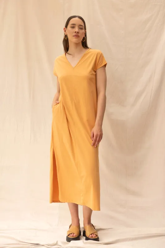 Noah Dress | Cantaloupe | S sold by ReCreate