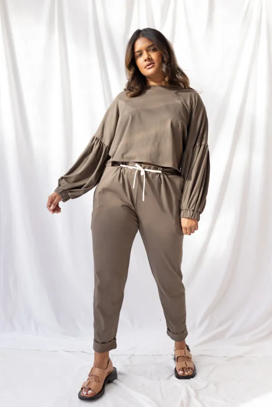 Ted Top | Taupe | XL sold by ReCreate