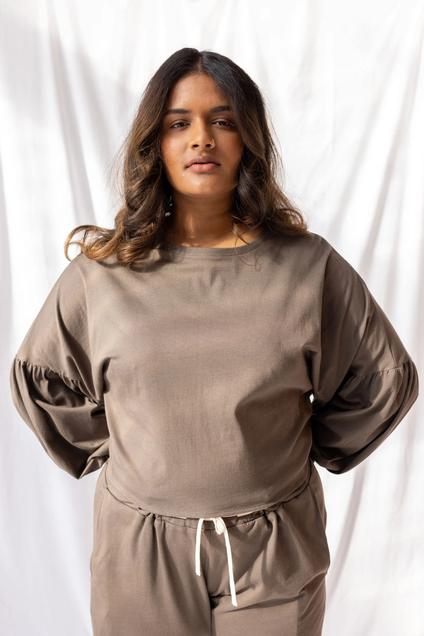 Ted Top | Taupe | XL sold by ReCreate product image thumbnail 2