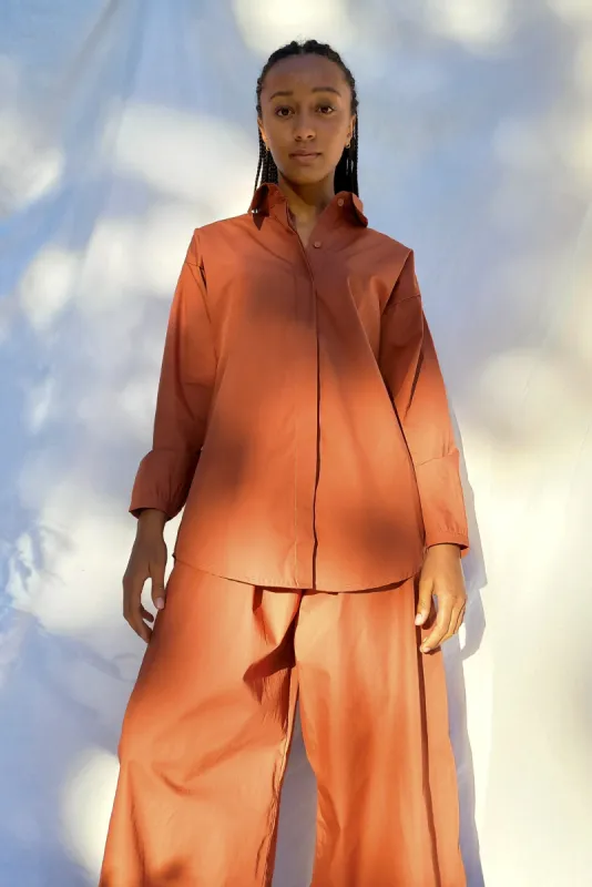 Florian Shirt | Burnt Sienna | XS sold by ReCreate