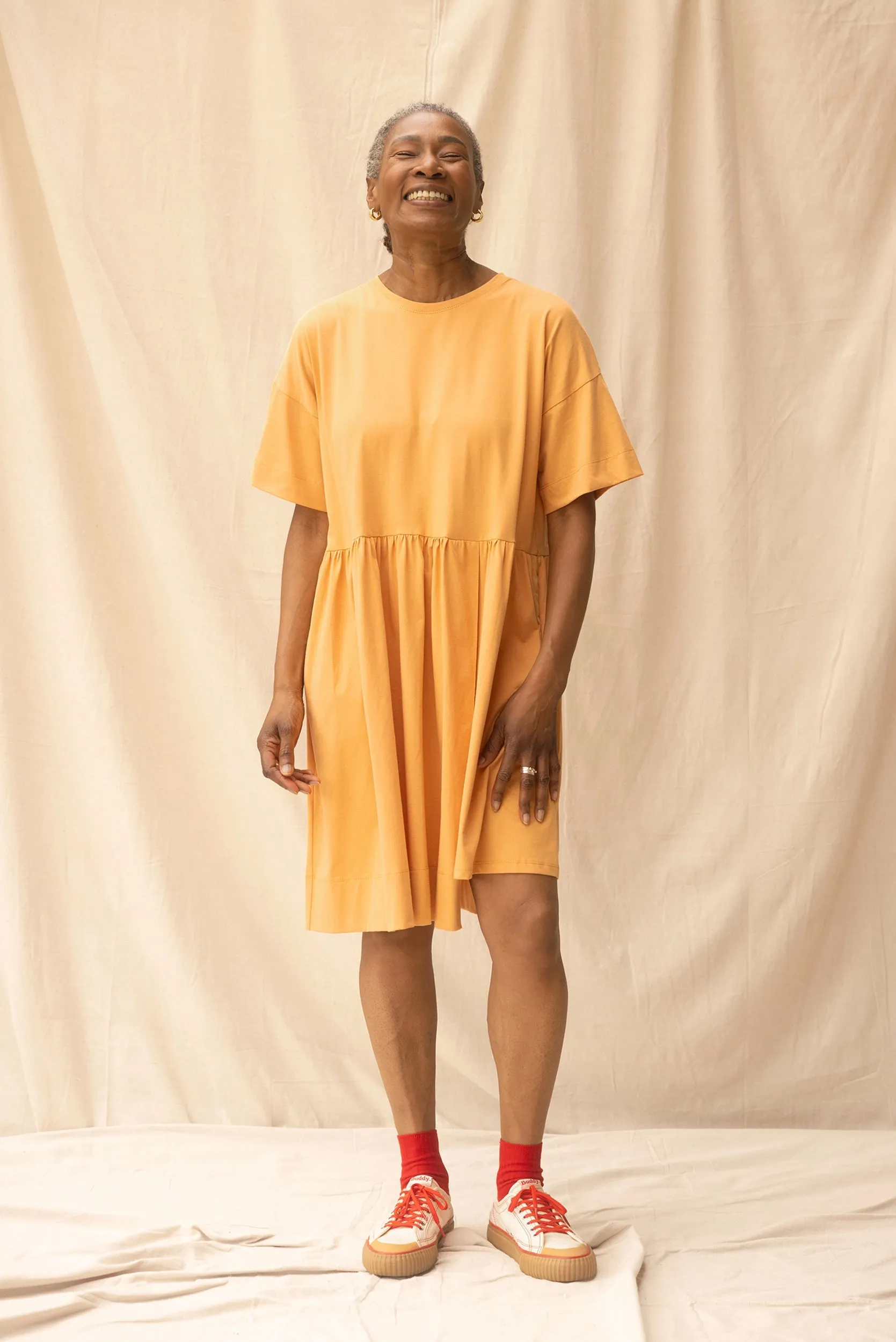 Hobby Dress | Cantaloupe | S sold by ReCreate product image thumbnail 3