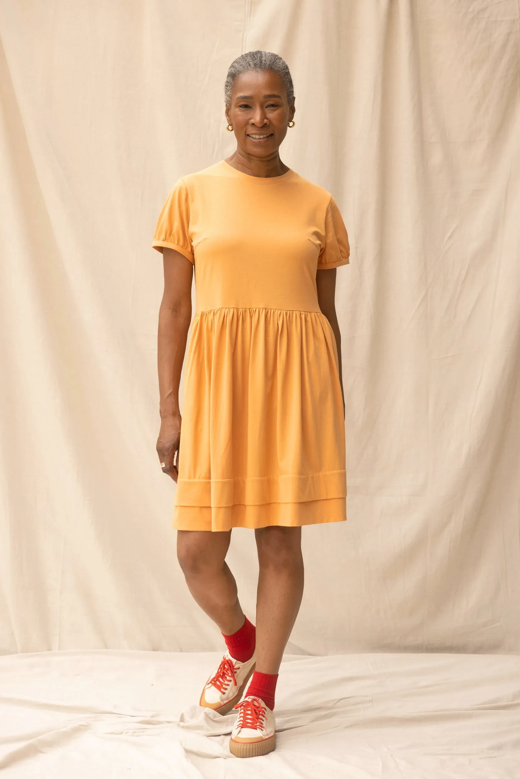 Island Dress | Cantaloupe | S sold by ReCreate product image thumbnail 5