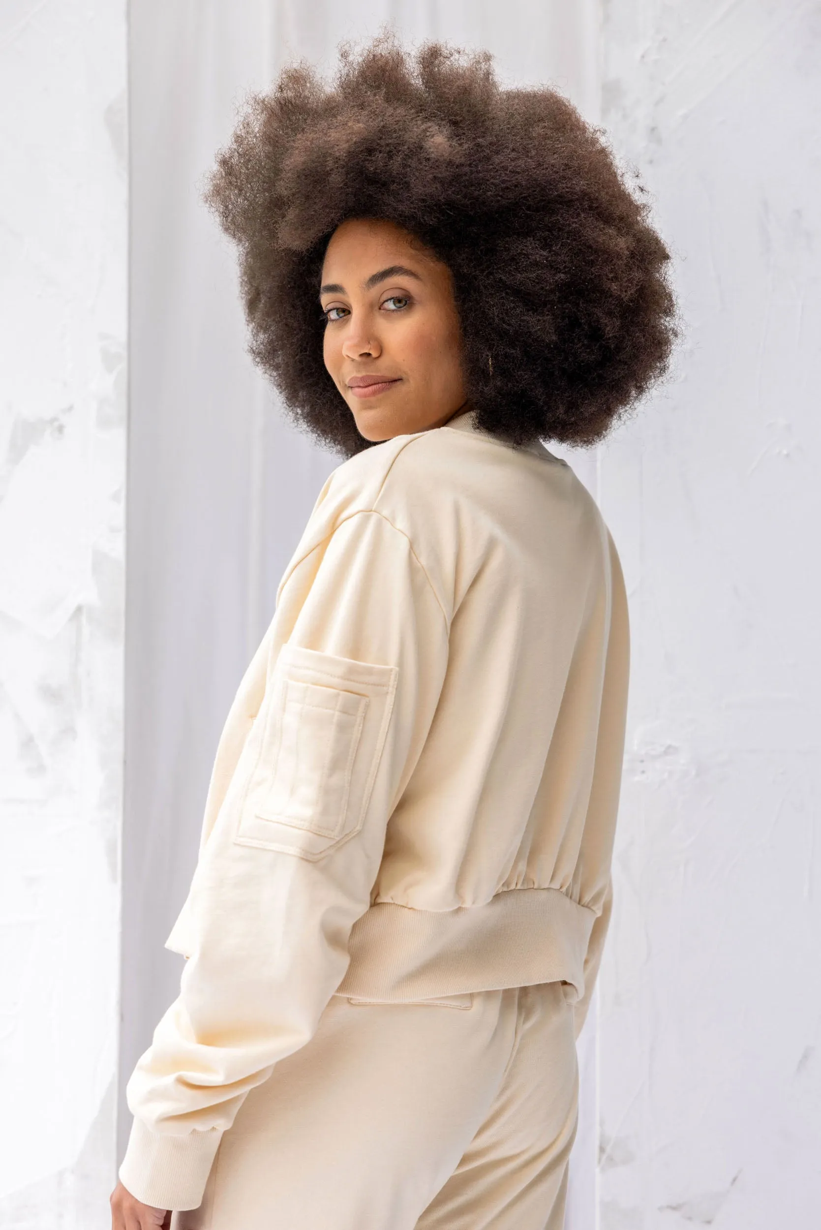 Dylan Jacket | Natural | M sold by ReCreate product image thumbnail 4