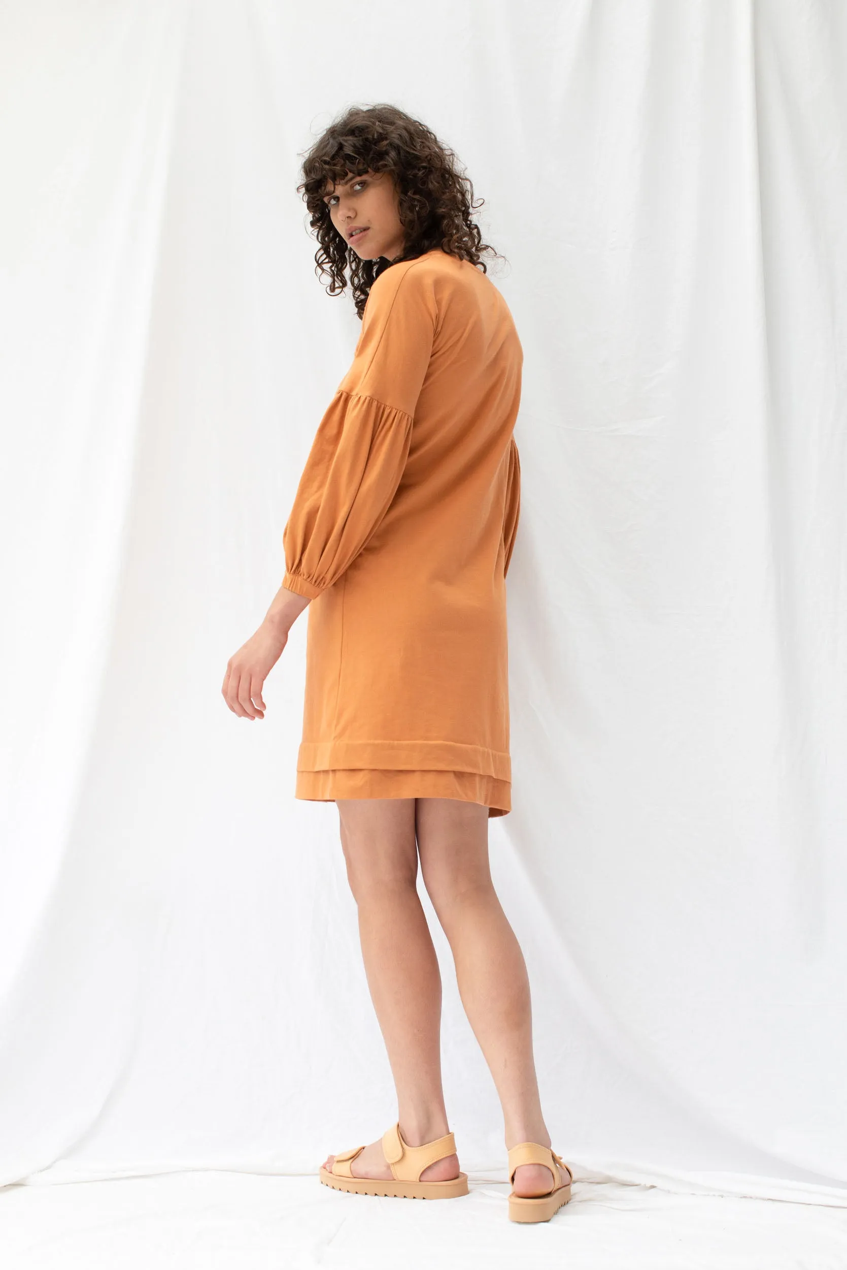 Boundary Dress | Papaya | L sold by ReCreate product image thumbnail 2