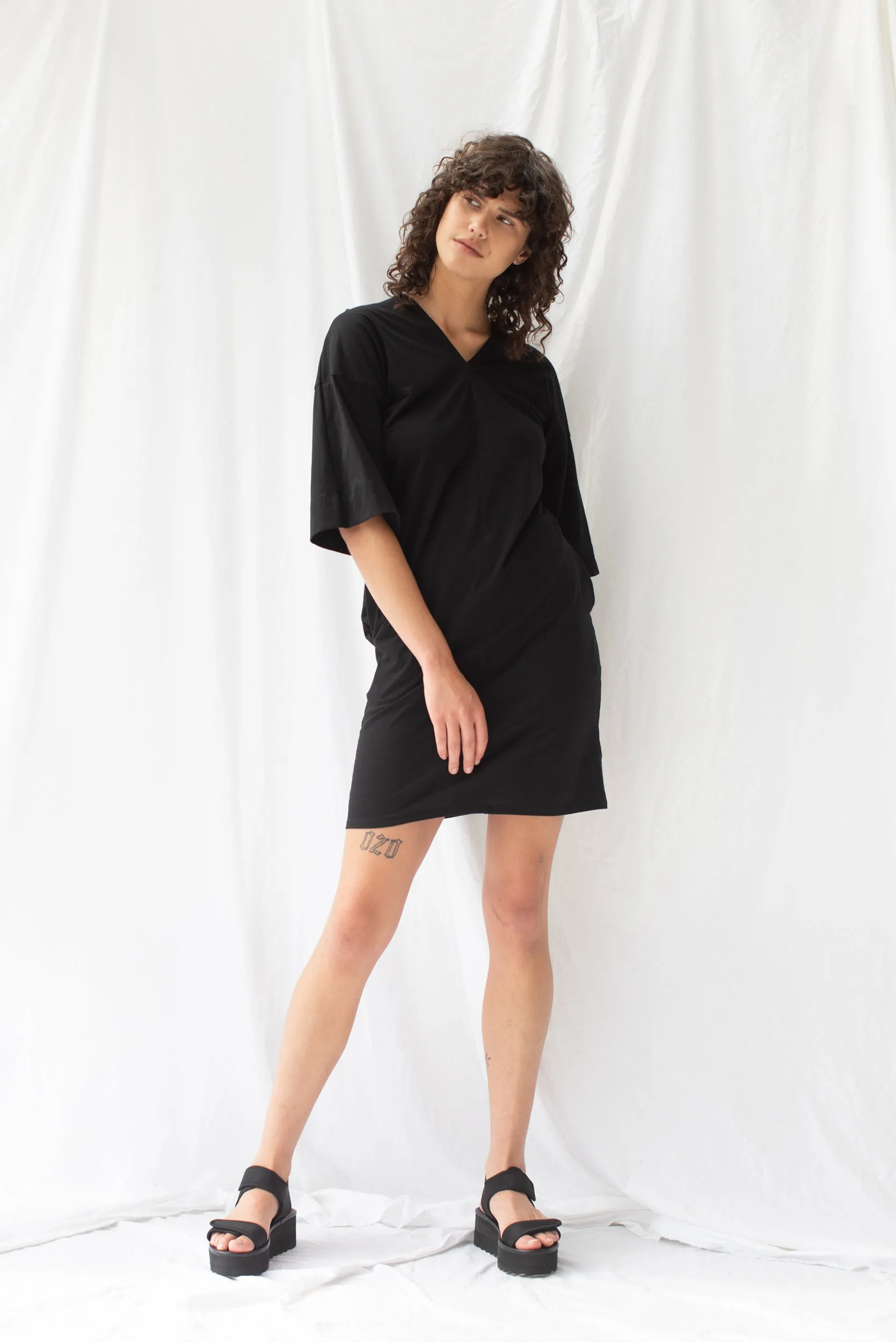Cove Dress | Black sold by ReCreate product image thumbnail 3