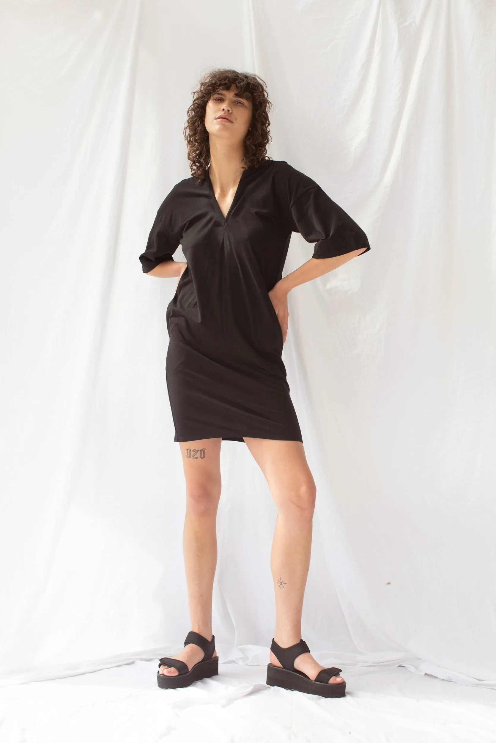 Cove Dress | Black sold by ReCreate