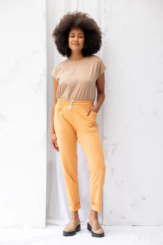 Travel Pant | Cantaloupe sold by ReCreate