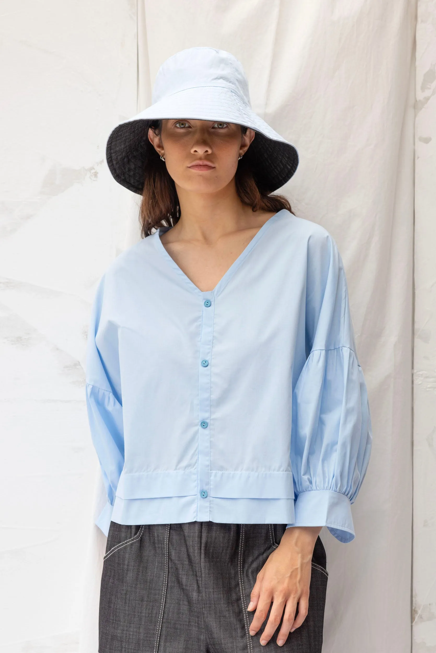 Thursday Top | Sky Blue sold by ReCreate product image thumbnail 3