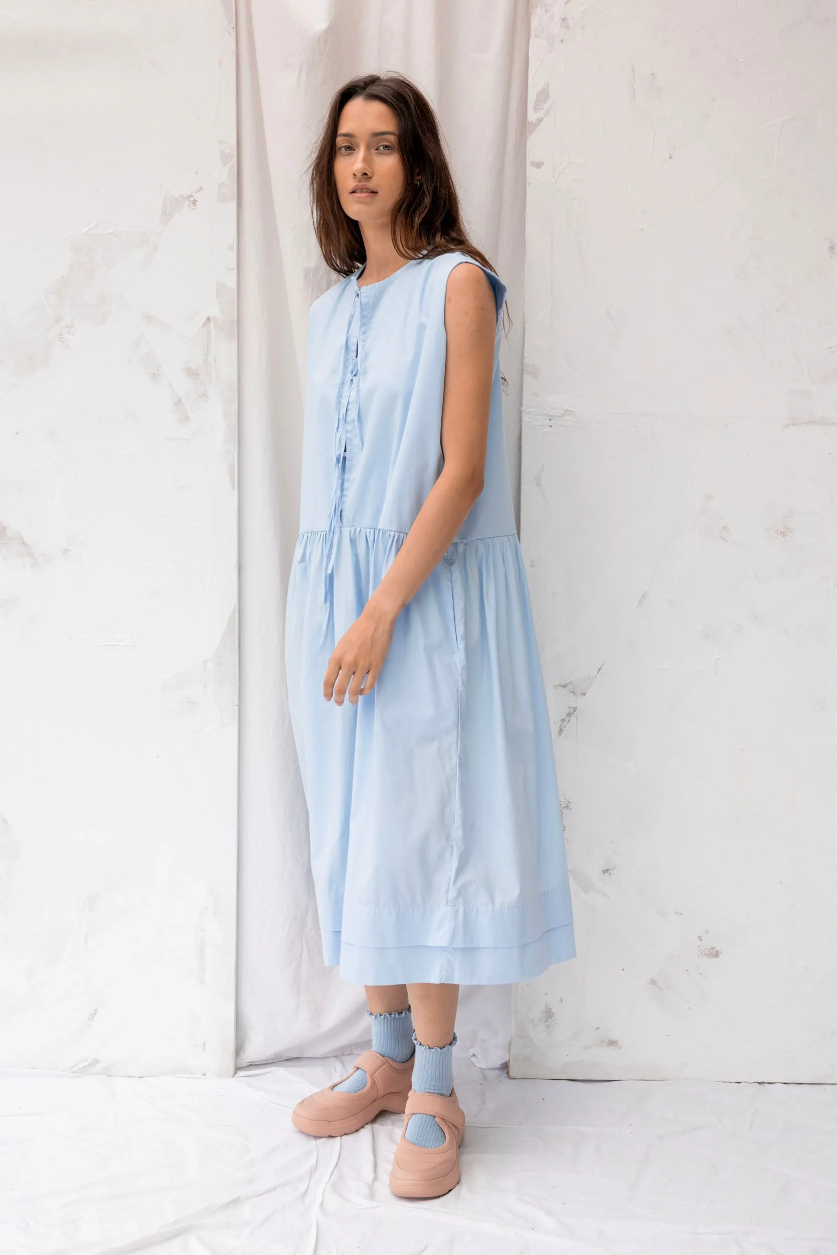 Frankie Dress | Sky Blue sold by ReCreate product image thumbnail 2