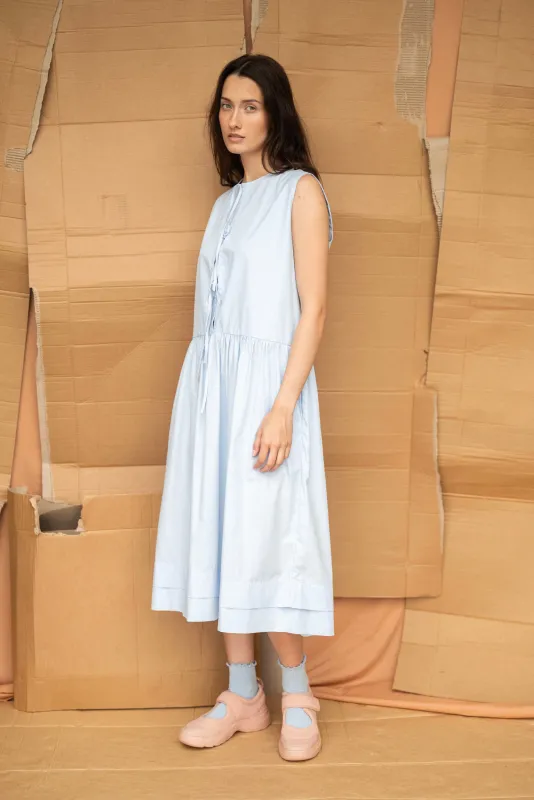 Frankie Dress | Sky Blue sold by ReCreate