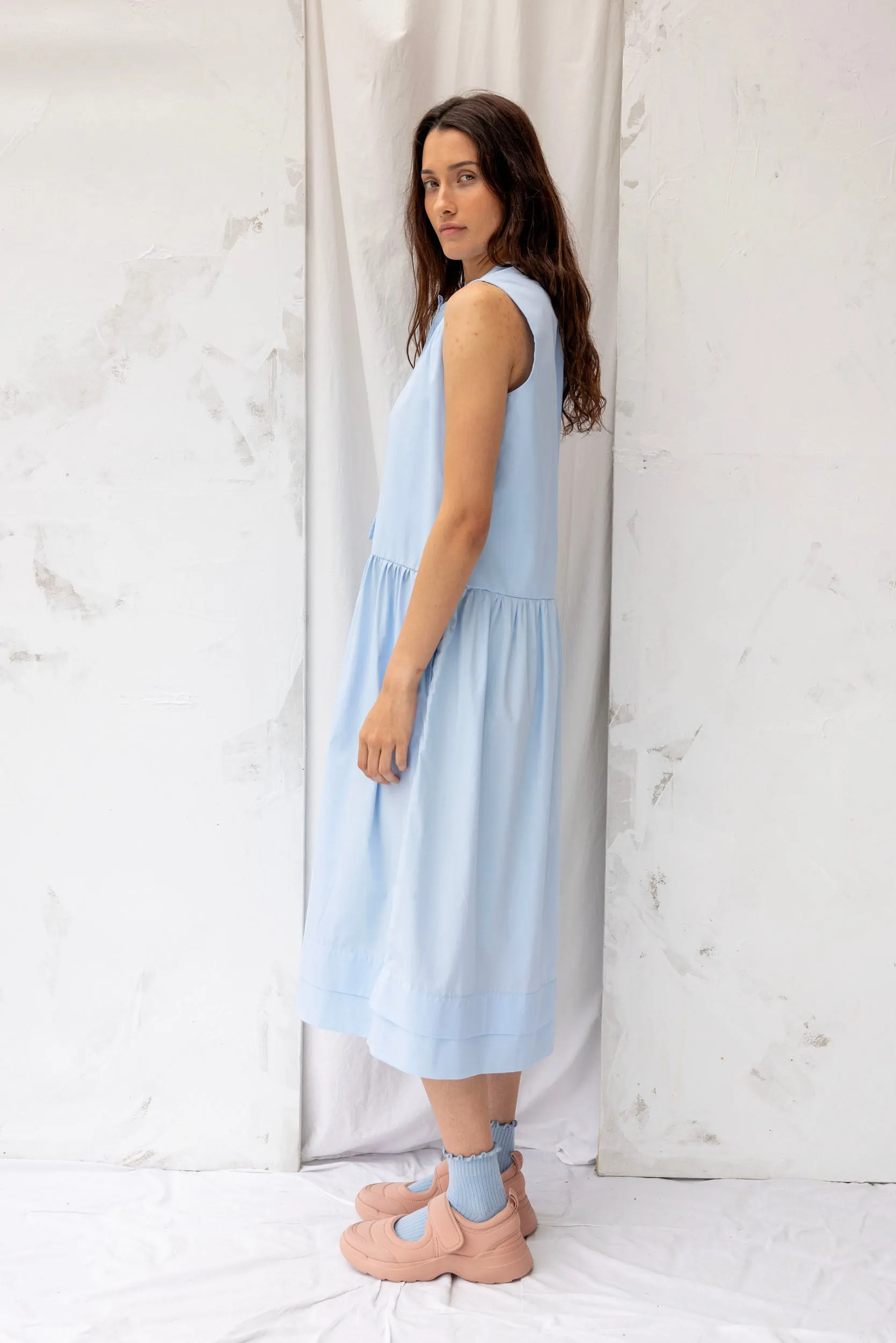 Frankie Dress | Sky Blue sold by ReCreate product image thumbnail 3