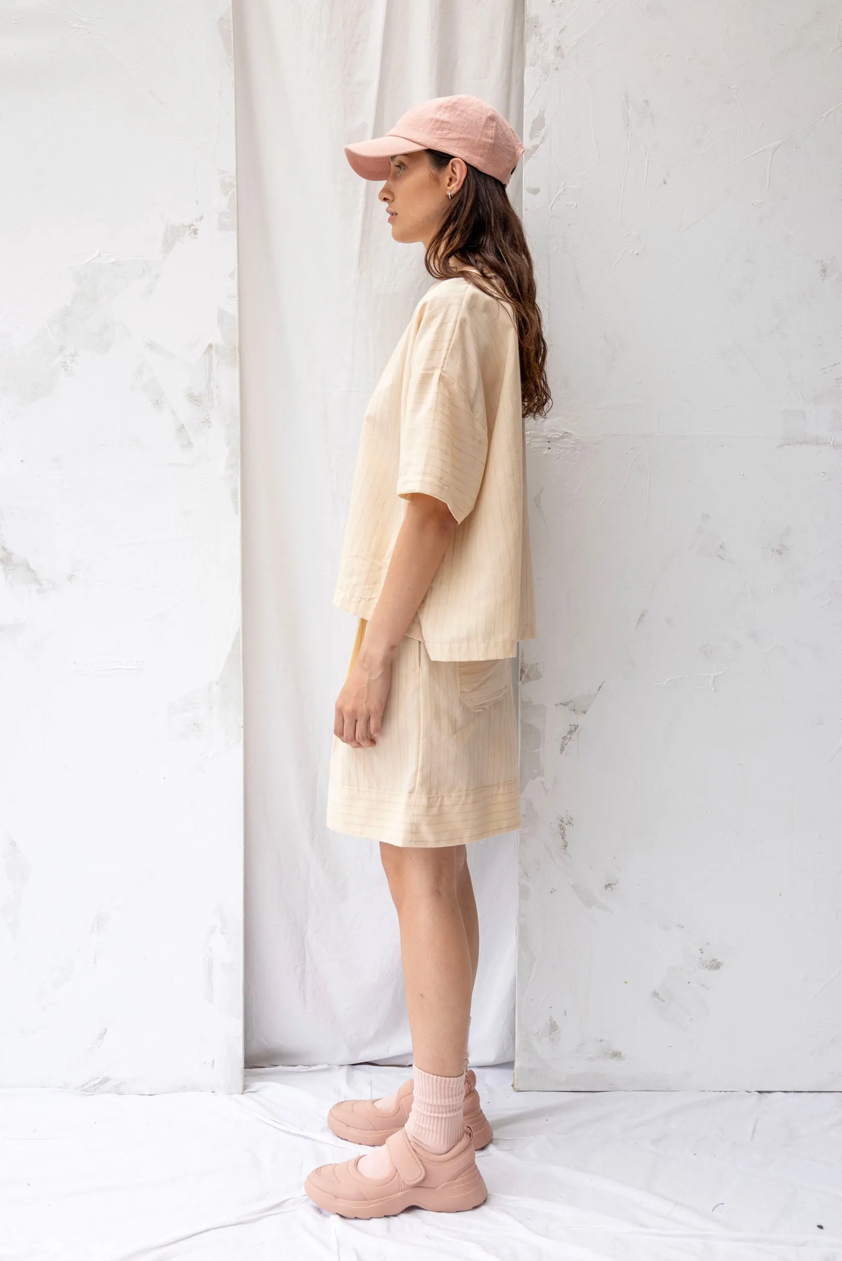 Joy Top | Natural Stripe sold by ReCreate product image thumbnail 5