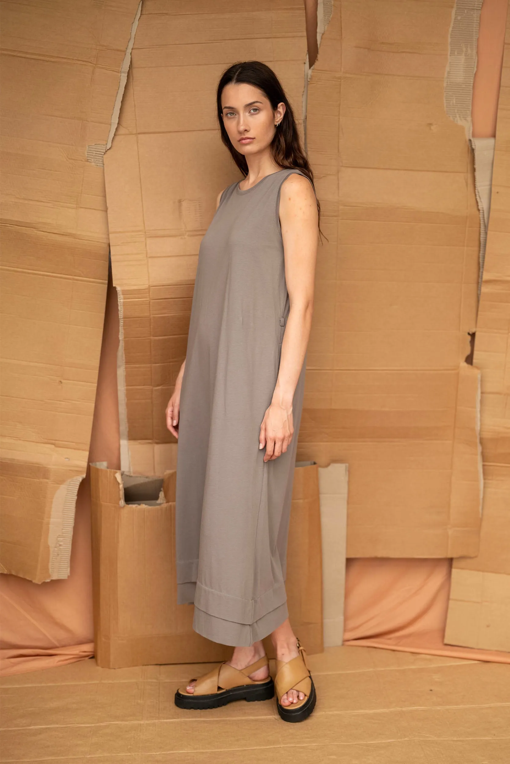 Convoy Dress | Grey Sage sold by ReCreate